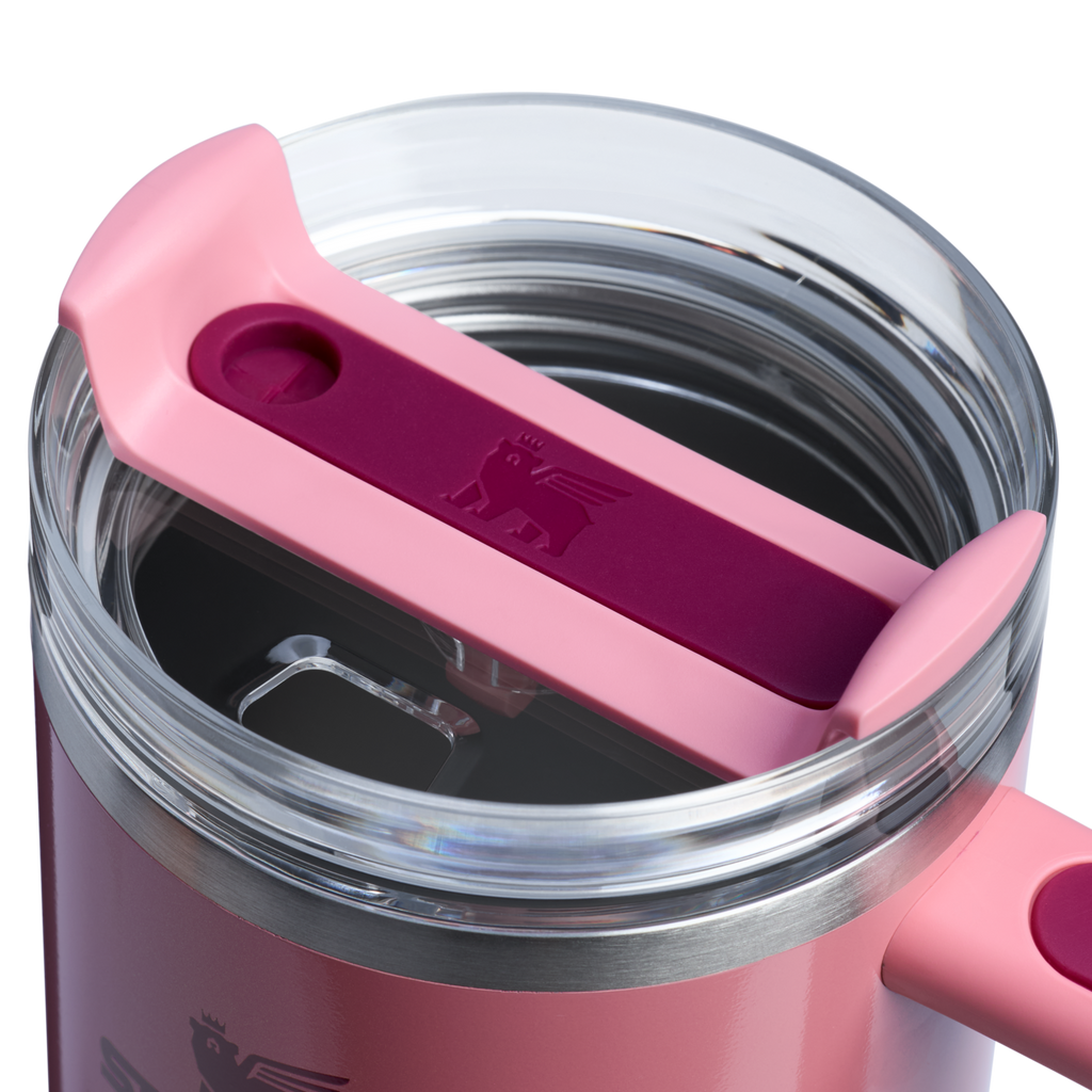 Splash-Resistant FlowState The Quencher H2.0 Flowstate Tumbler D050X - Double-Wall Vacuum Insulated Travel Tumbler with Straw Detail