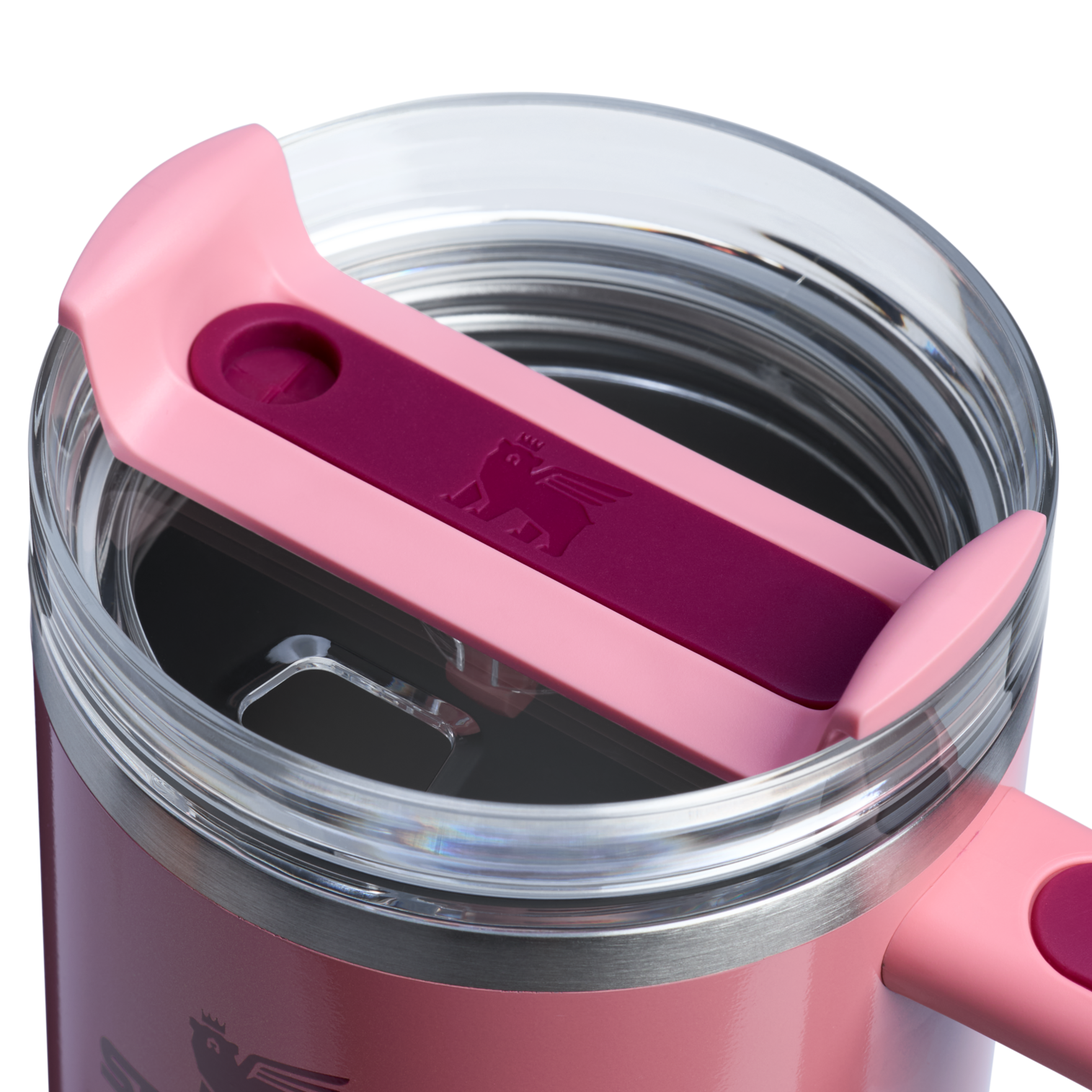 Splash-Resistant FlowState The Quencher H2.0 Flowstate Tumbler D050X - Double-Wall Vacuum Insulated Travel Tumbler with Straw Detail