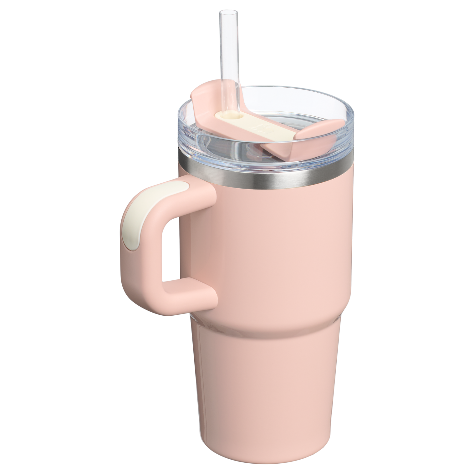 Double-Wall Vacuum The Quencher H2.O Flowstate Tumbler with Handle | Stanley Create D309N - Premium Stainless Steel Straw Cup for All-Day Hydration Detail