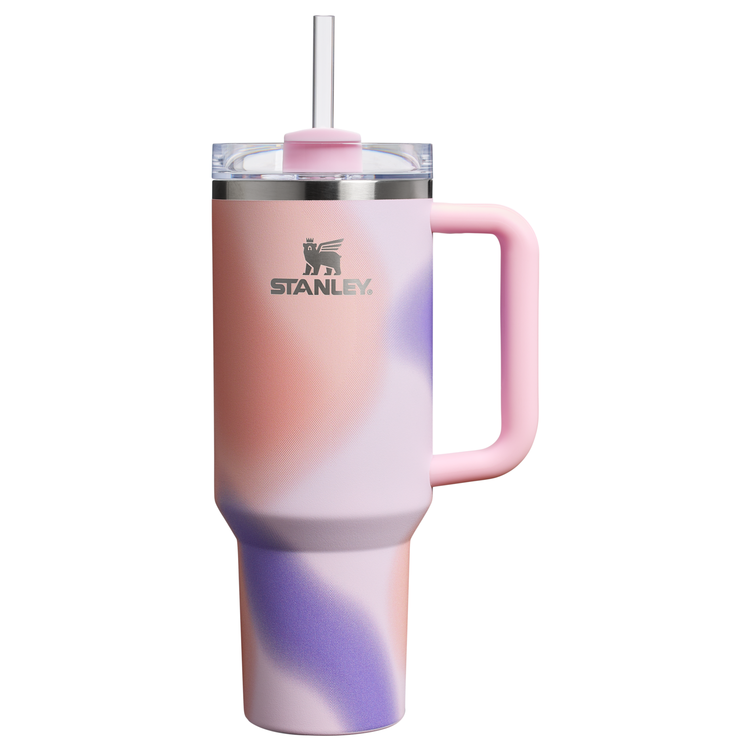 Splash-Resistant FlowState The Quencher H2.0 Flowstate Tumbler D050X - Double-Wall Vacuum Insulated Travel Tumbler with Straw Detail