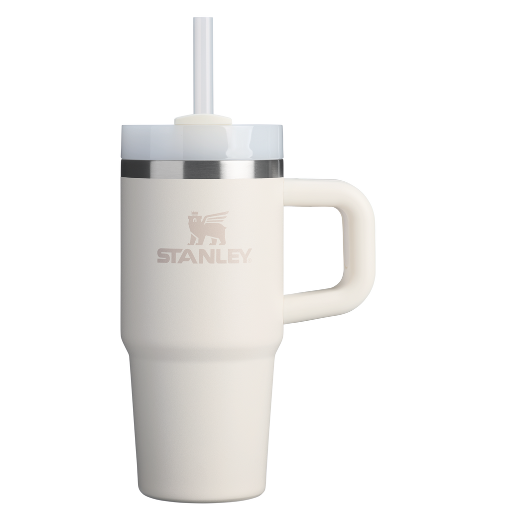 Insulated Travel The Quencher H2.O Flowstate Tumbler | Stanley Create D291F - Premium Stainless Steel Straw Cup for All-Day Hydration - Cream 2.0