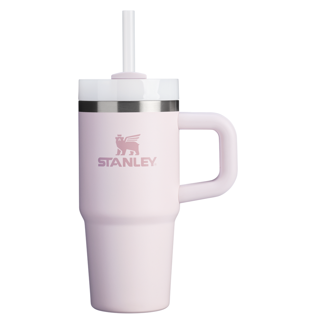Insulated Travel The Quencher H2.O Flowstate Tumbler | Stanley Create D291F - Premium Stainless Steel Straw Cup for All-Day Hydration - Rose Quartz 2.0