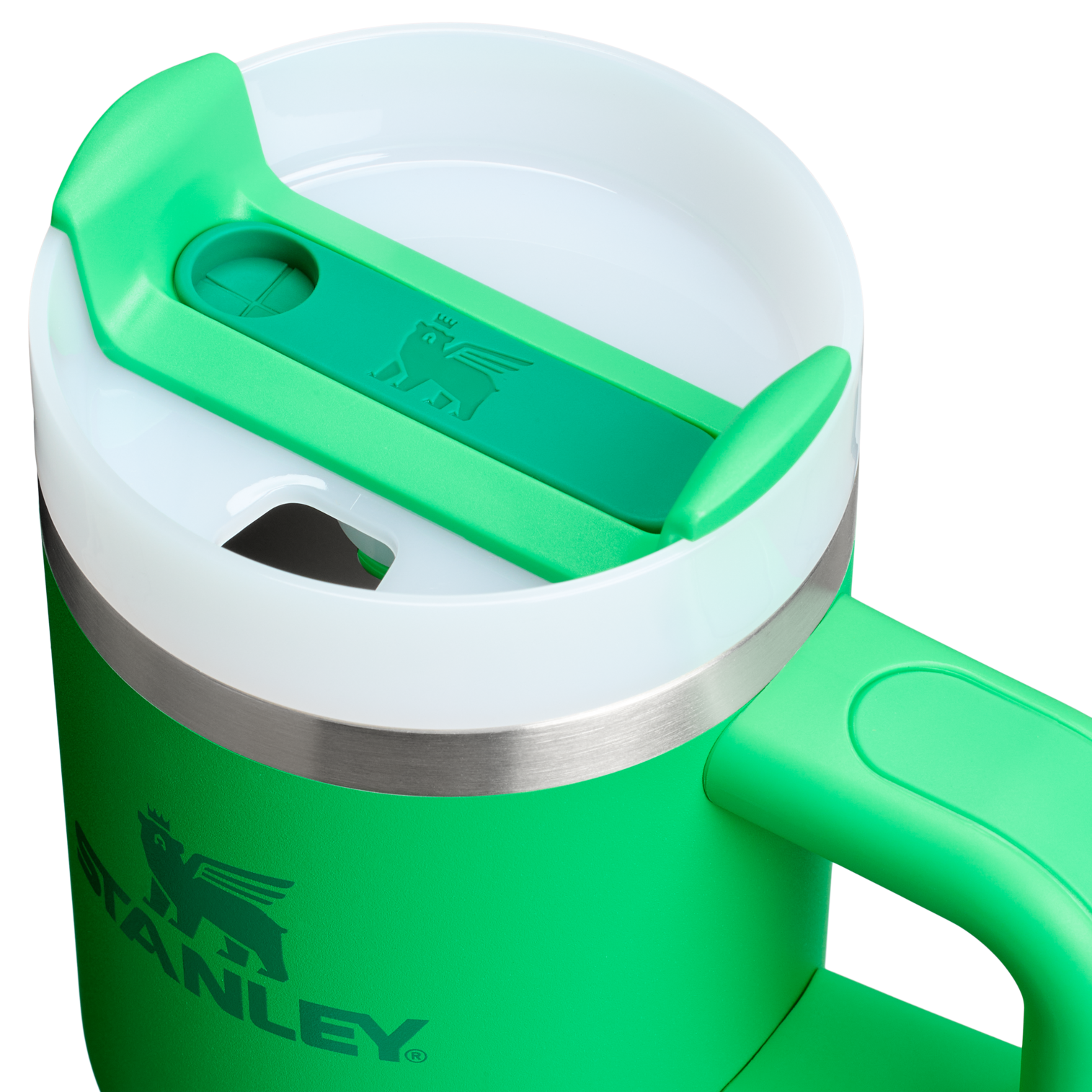 Insulated Travel The Quencher H2.O Flowstate Tumbler | Stanley Create D291F - Premium Stainless Steel Straw Cup for All-Day Hydration Detail