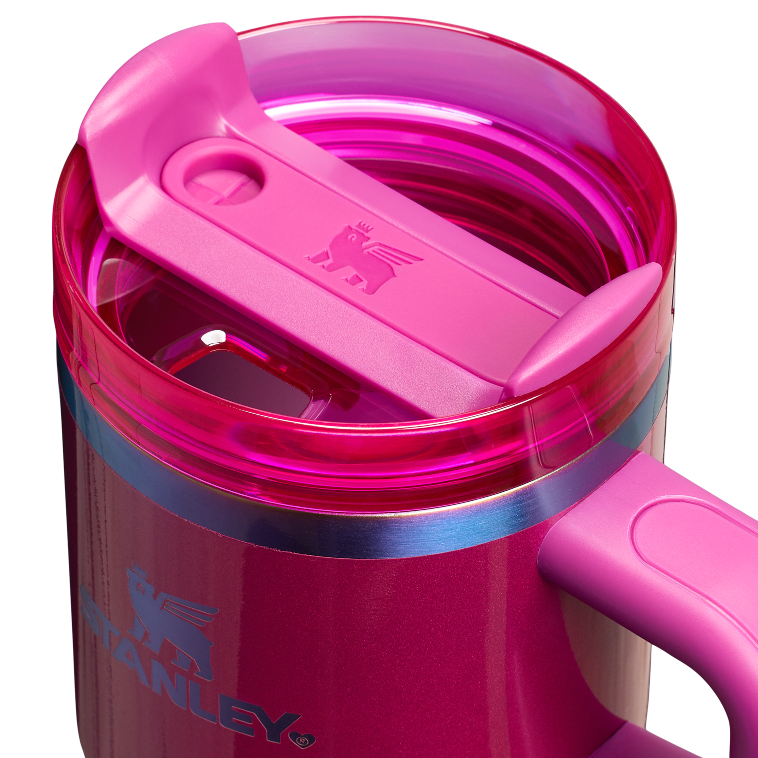 Double-Wall Vacuum The Quencher H2.O Flowstate Tumbler D251V - Double-Wall Vacuum Insulated Travel Tumbler with Straw Detail