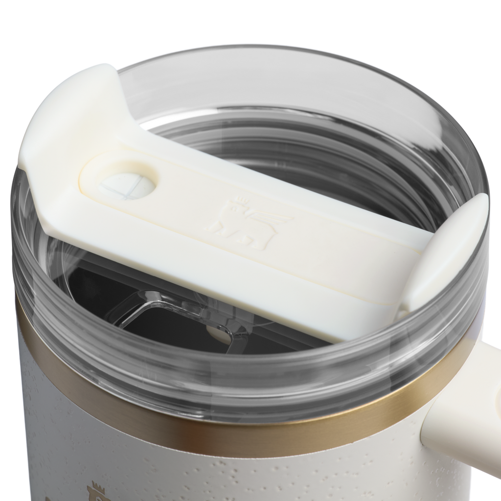 Double-Wall Vacuum The Quencher H2.0 Flowstate Tumbler | Stanley Create D331C - 40oz Large Capacity Car-Cup Friendly Quencher Detail
