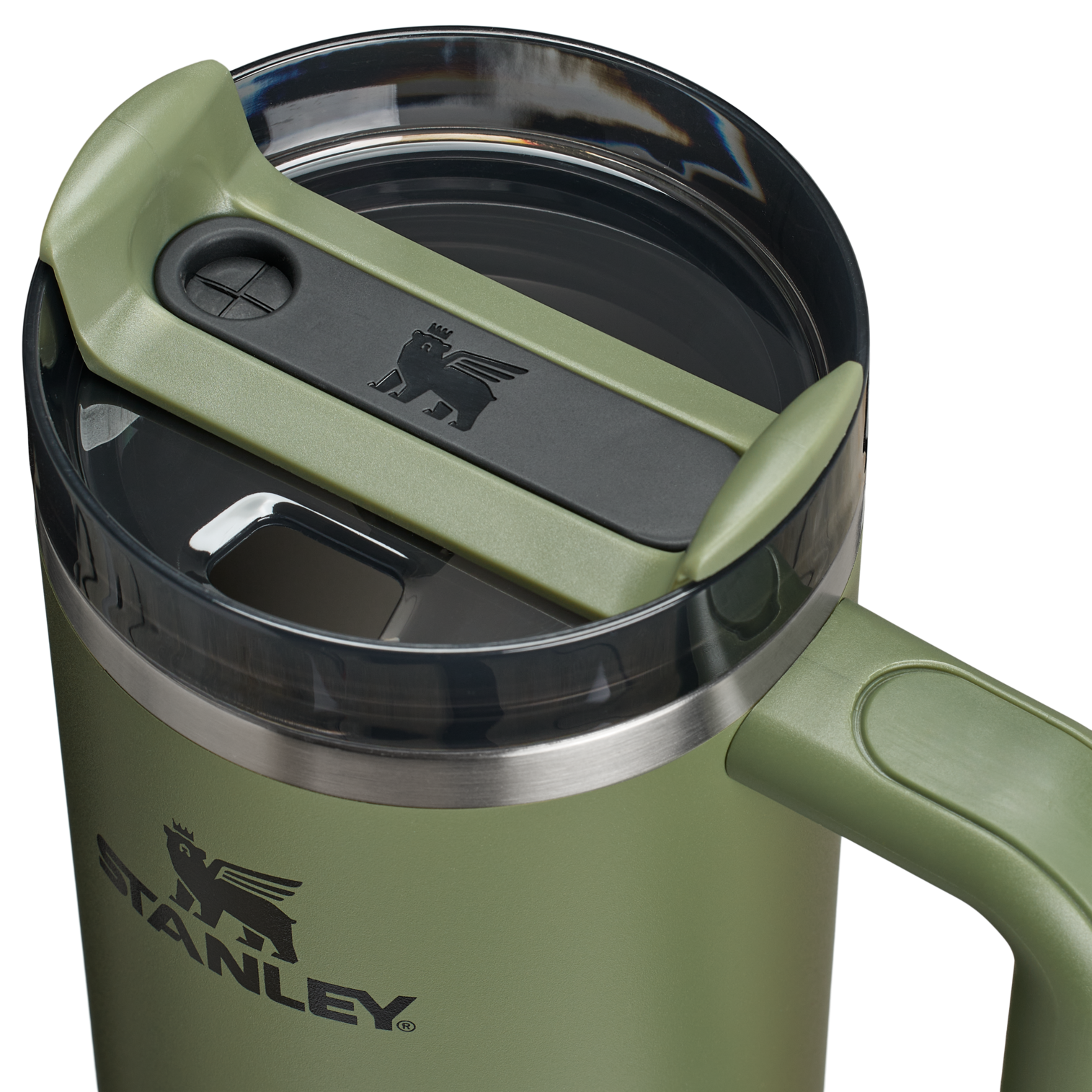 Double-Wall Vacuum The Quencher H2.0 Flowstate Tumbler | Stanley Create D331C - 40oz Large Capacity Car-Cup Friendly Quencher Detail