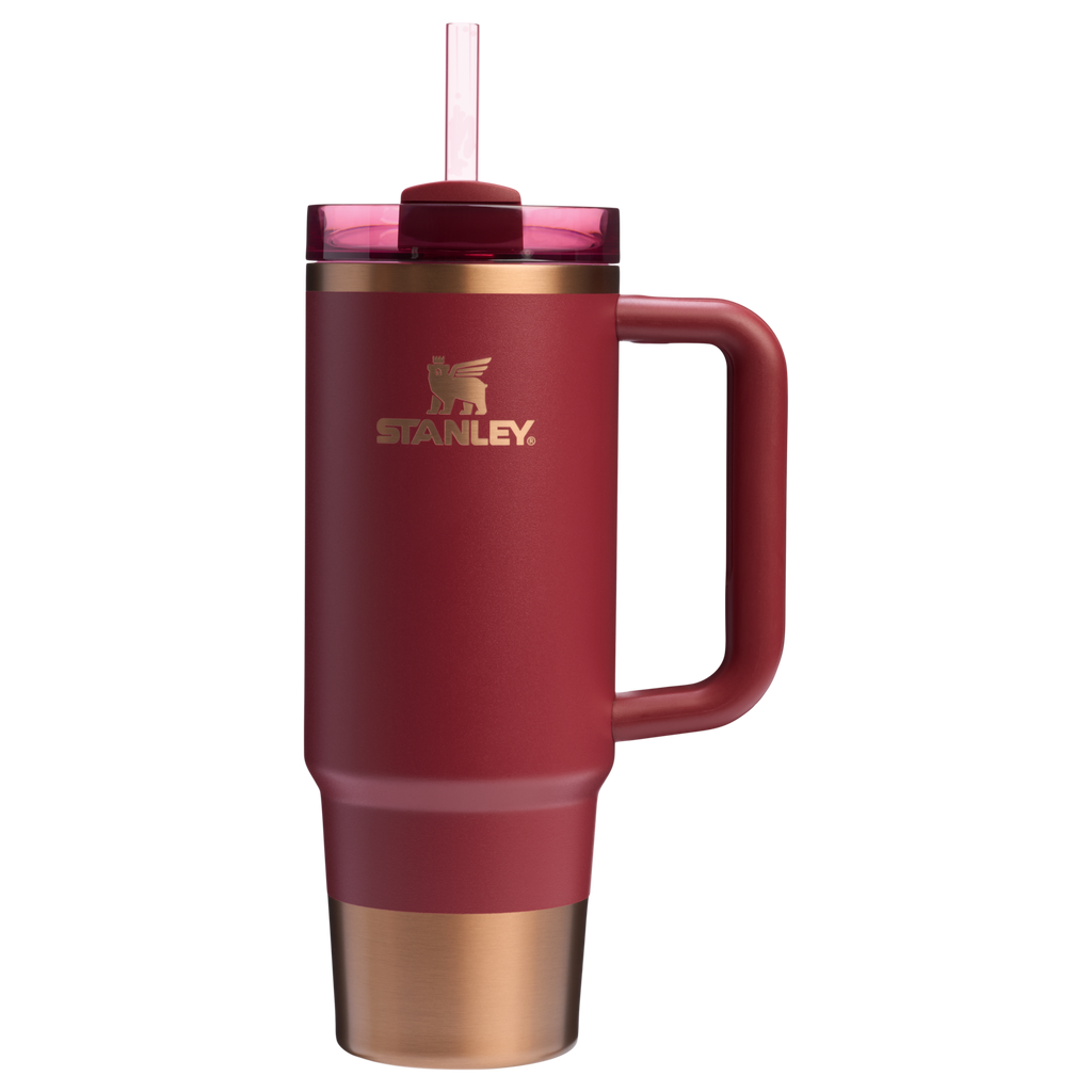 Double-Wall Vacuum The Quencher H2.0 Flowstate Tumbler | Stanley Create D331C - 40oz Large Capacity Car-Cup Friendly Quencher Detail