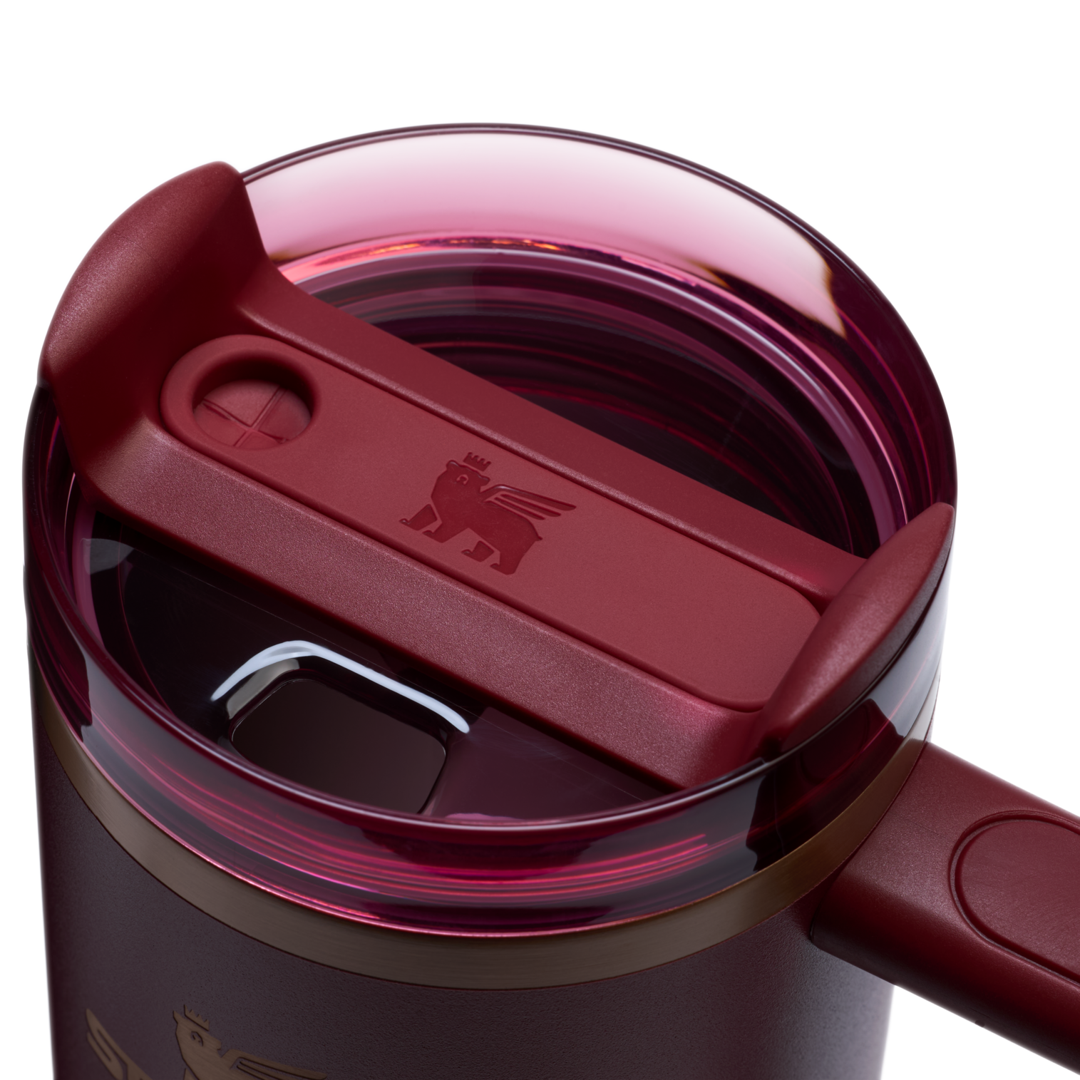 Double-Wall Vacuum The Quencher H2.0 Flowstate Tumbler | Stanley Create D331C - 40oz Large Capacity Car-Cup Friendly Quencher Detail
