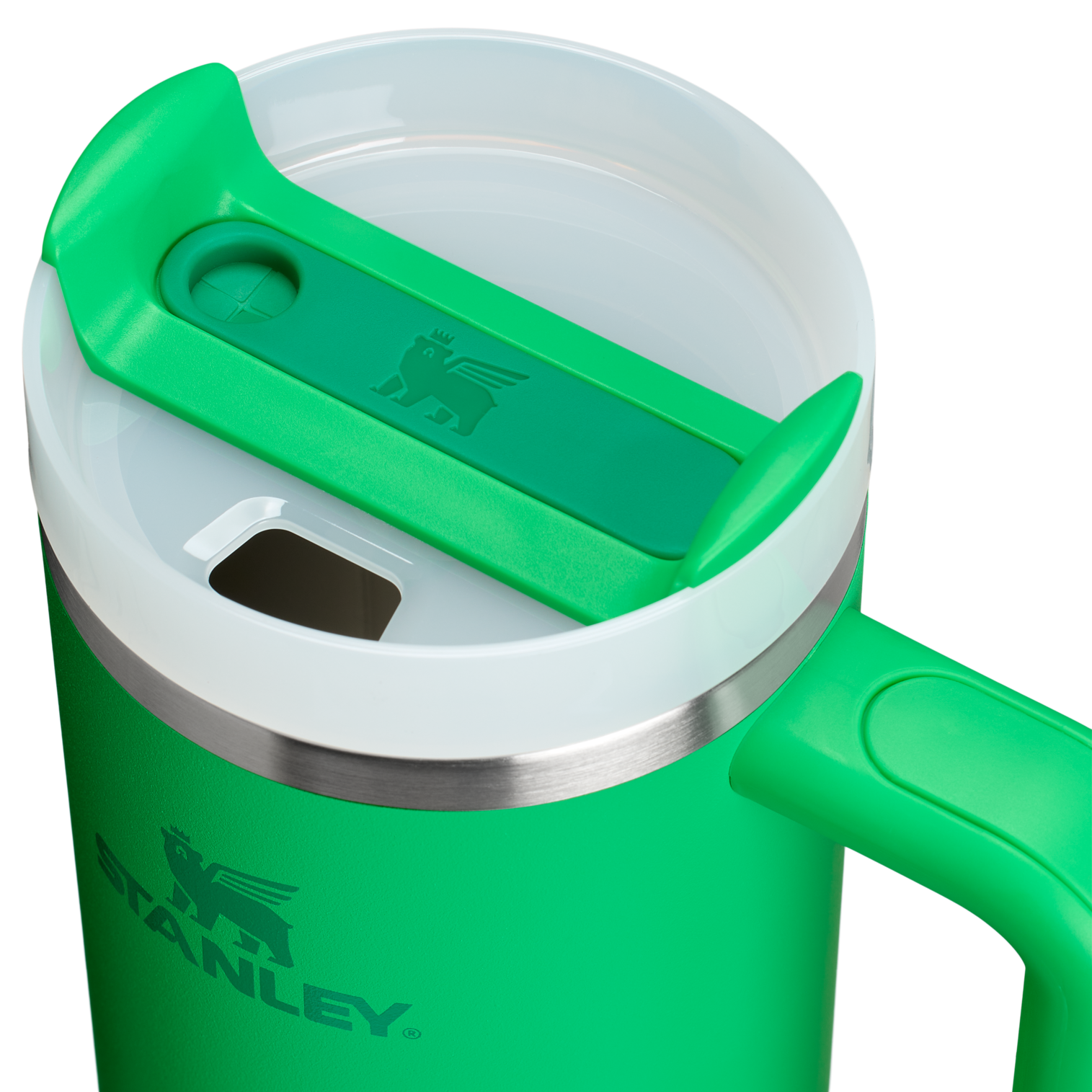 Double-Wall Vacuum The Quencher H2.0 Flowstate Tumbler | Stanley Create D331C - 40oz Large Capacity Car-Cup Friendly Quencher Detail