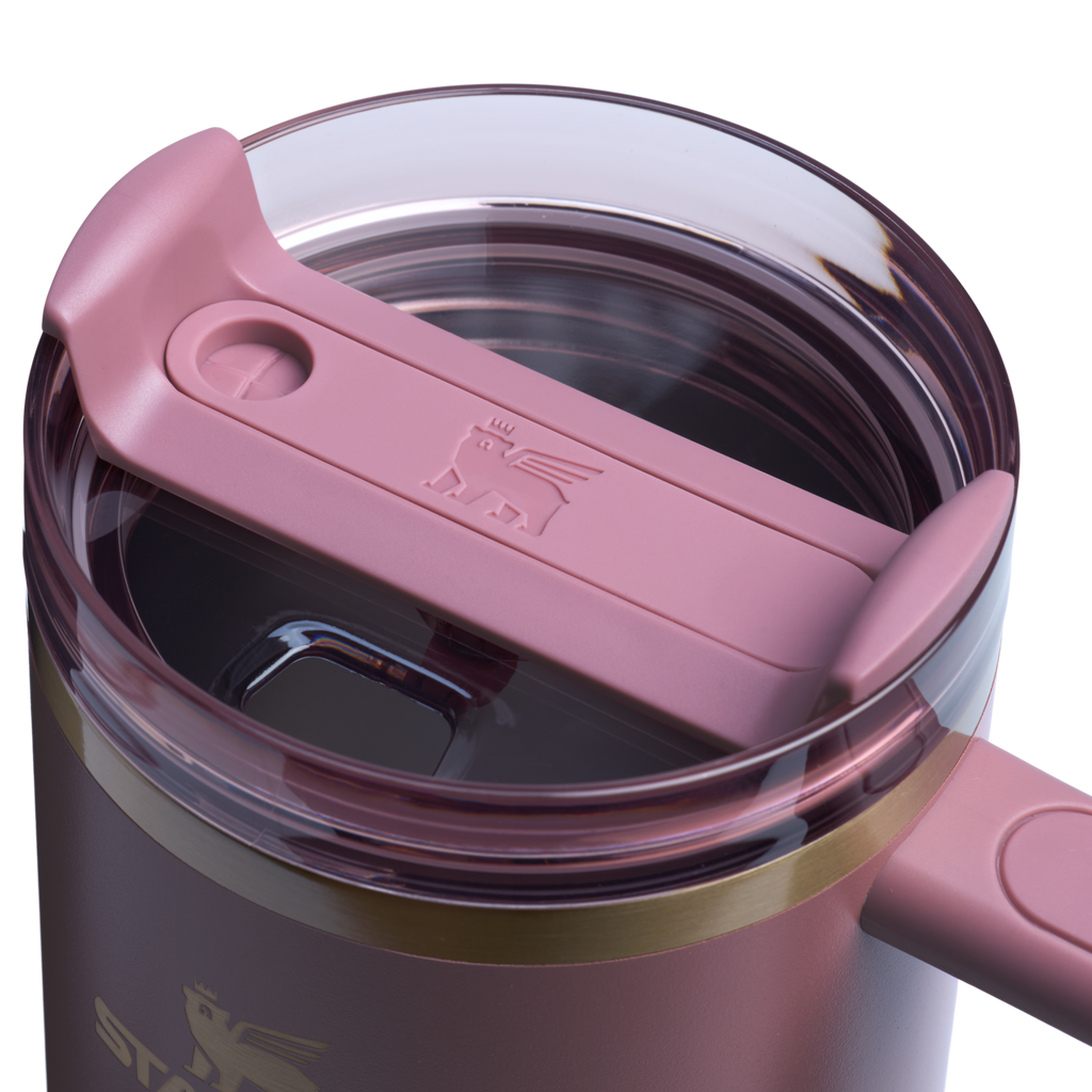 Double-Wall Vacuum The Quencher H2.0 Flowstate Tumbler  | Stanley Create D332L - 40oz Large Capacity Car-Cup Friendly Quencher Detail