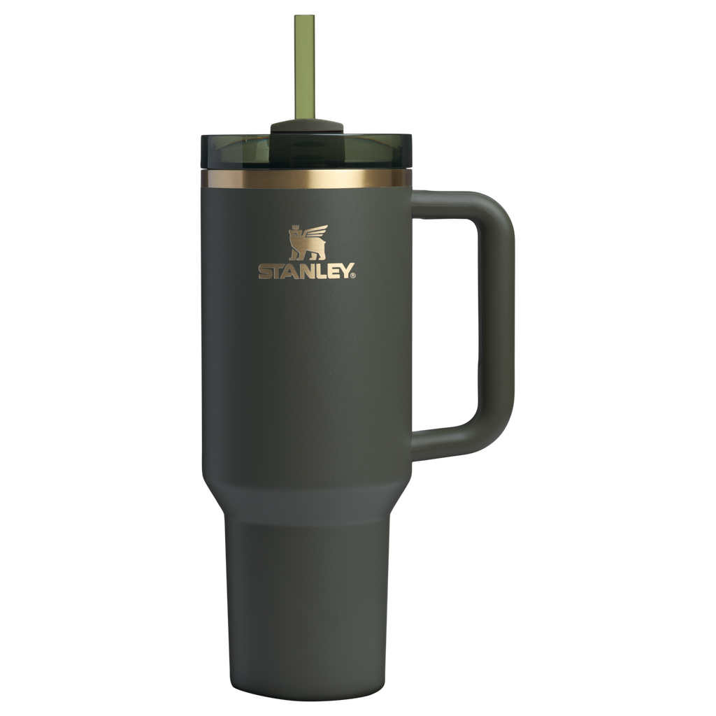 Splash-Resistant FlowState The Quencher H2.0 Flowstate Tumbler D050X - Double-Wall Vacuum Insulated Travel Tumbler with Straw Detail