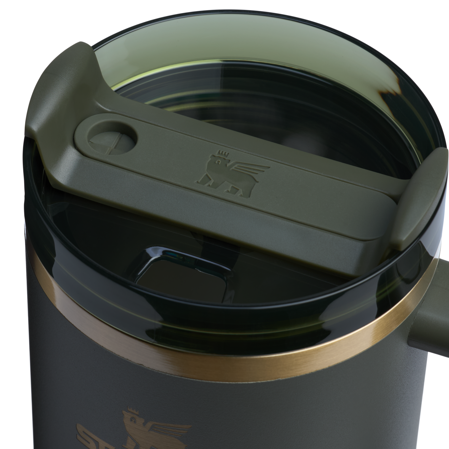 Double-Wall Vacuum The Quencher H2.0 Flowstate Tumbler  | Stanley Create D332L - 40oz Large Capacity Car-Cup Friendly Quencher Detail