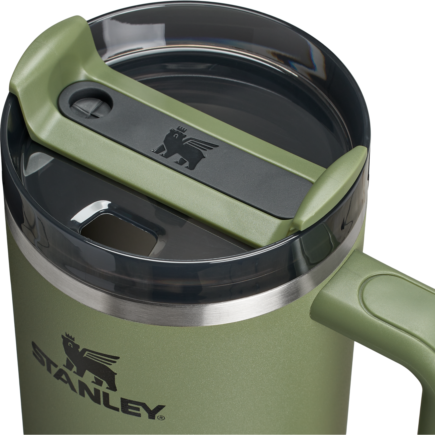 Double-Wall Vacuum The Quencher H2.0 Flowstate Tumbler  | Stanley Create D332L - 40oz Large Capacity Car-Cup Friendly Quencher Detail