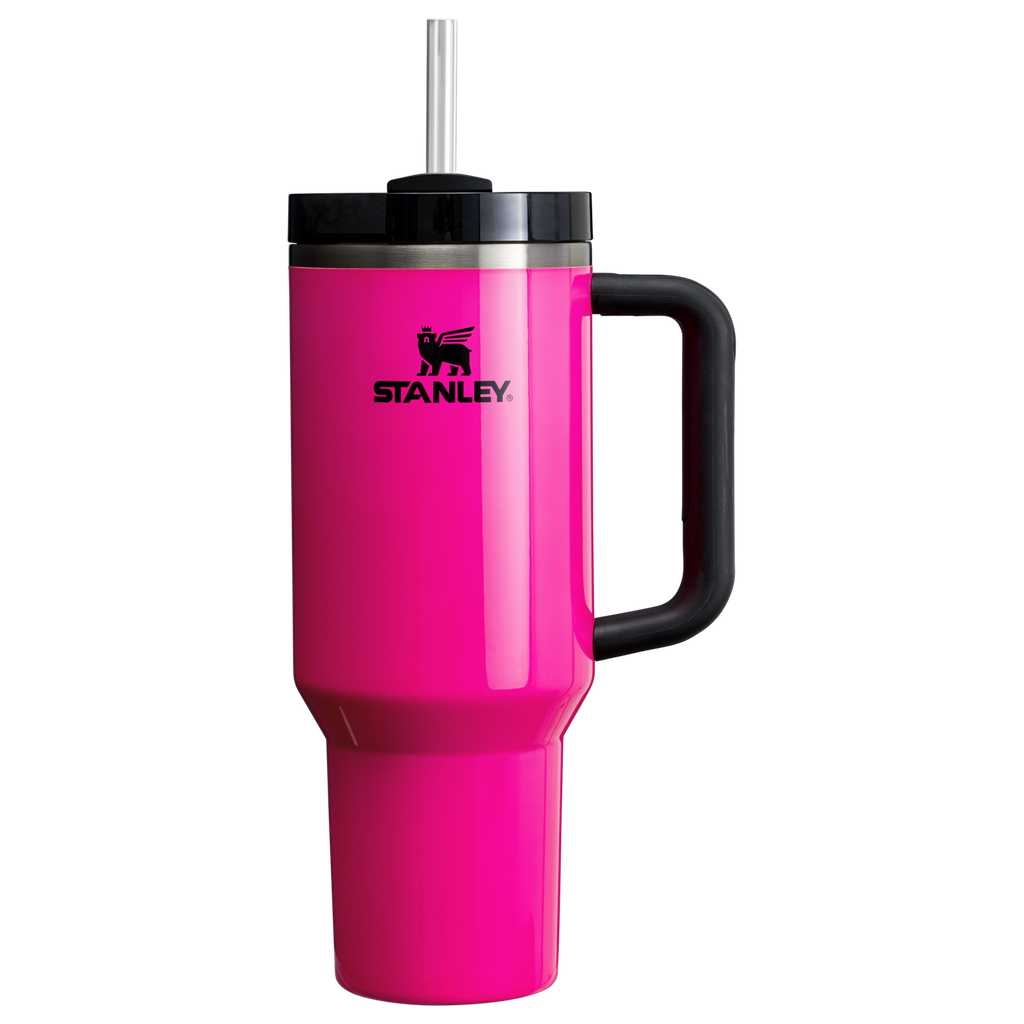 Splash-Resistant FlowState The Quencher H2.0 Flowstate Tumbler D050X - Double-Wall Vacuum Insulated Travel Tumbler with Straw Detail