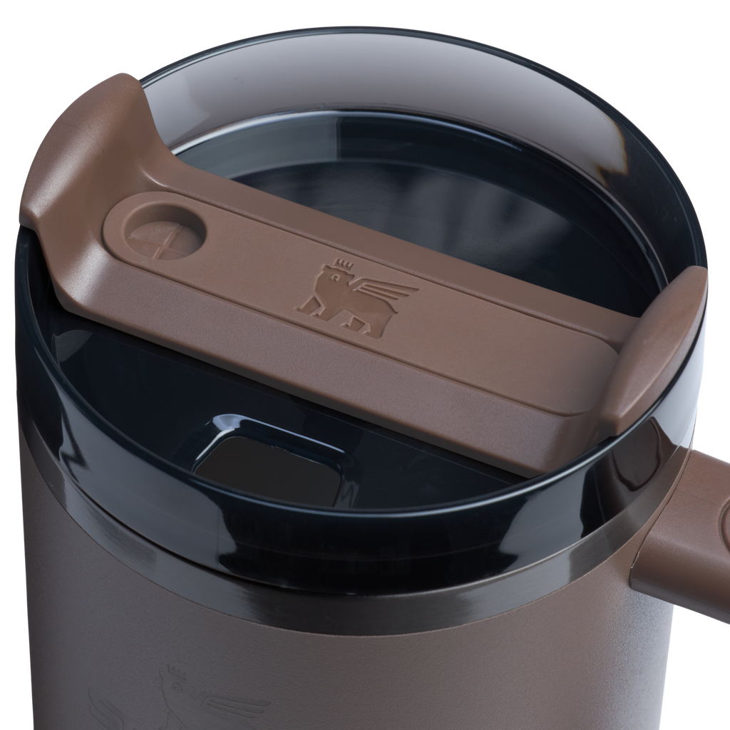 Splash-Resistant FlowState The Quencher H2.0 Flowstate Tumbler D050X - Double-Wall Vacuum Insulated Travel Tumbler with Straw Detail