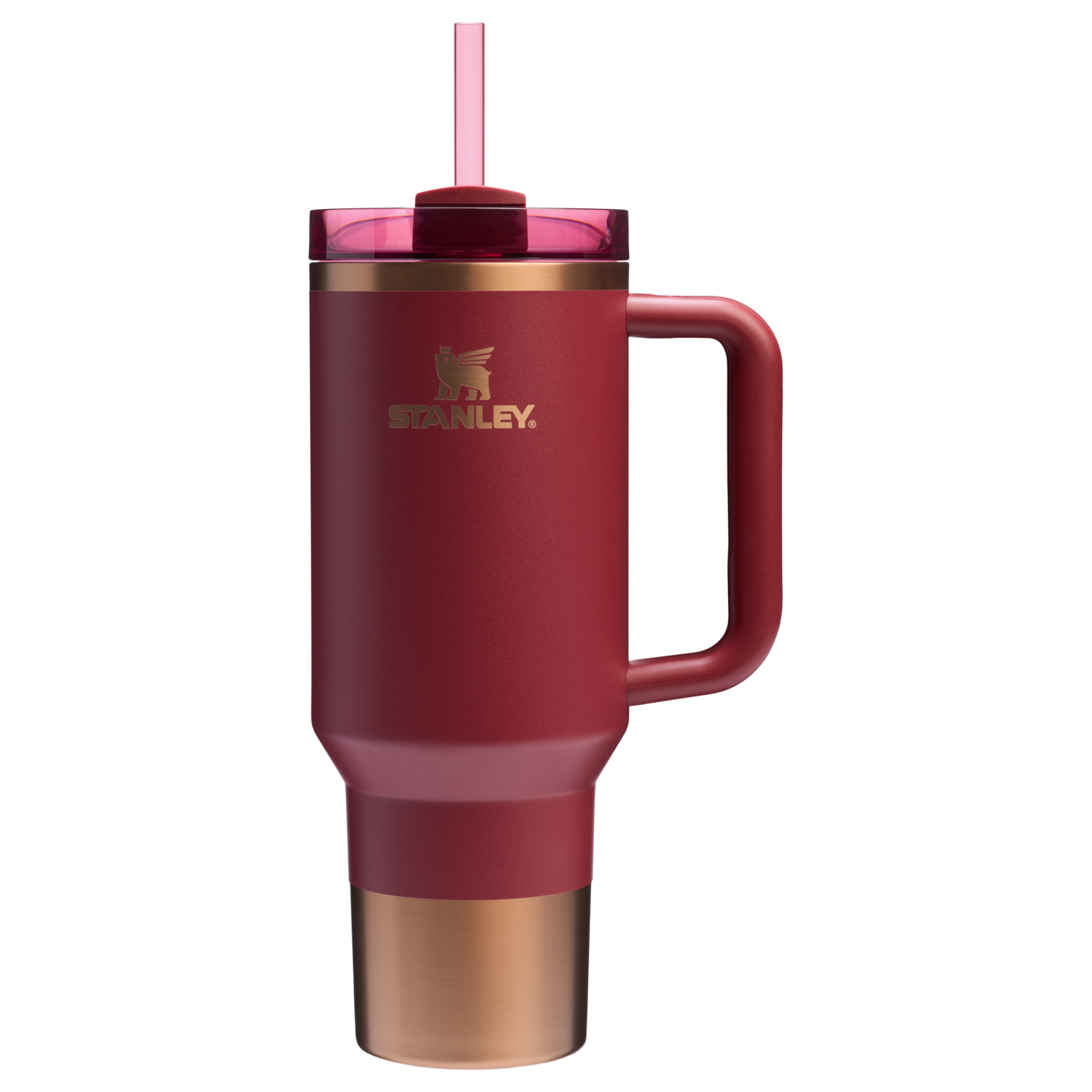 Double-Wall Vacuum The Quencher H2.0 Flowstate Tumbler  | Stanley Create D332L - 40oz Large Capacity Car-Cup Friendly Quencher Detail