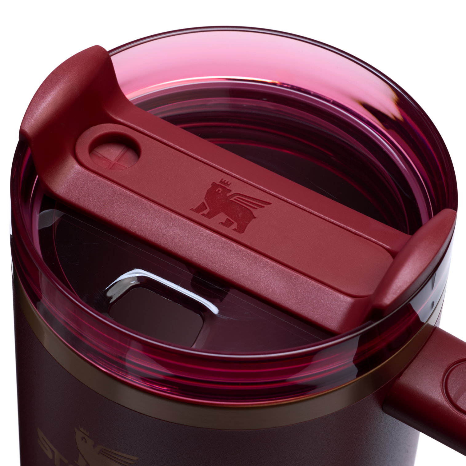 Double-Wall Vacuum The Quencher H2.0 Flowstate Tumbler  | Stanley Create D332L - 40oz Large Capacity Car-Cup Friendly Quencher Detail