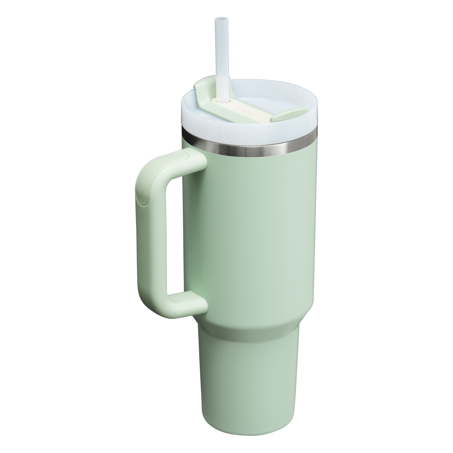 Splash-Resistant FlowState The Quencher H2.0 Flowstate Tumbler D050X - Double-Wall Vacuum Insulated Travel Tumbler with Straw Detail