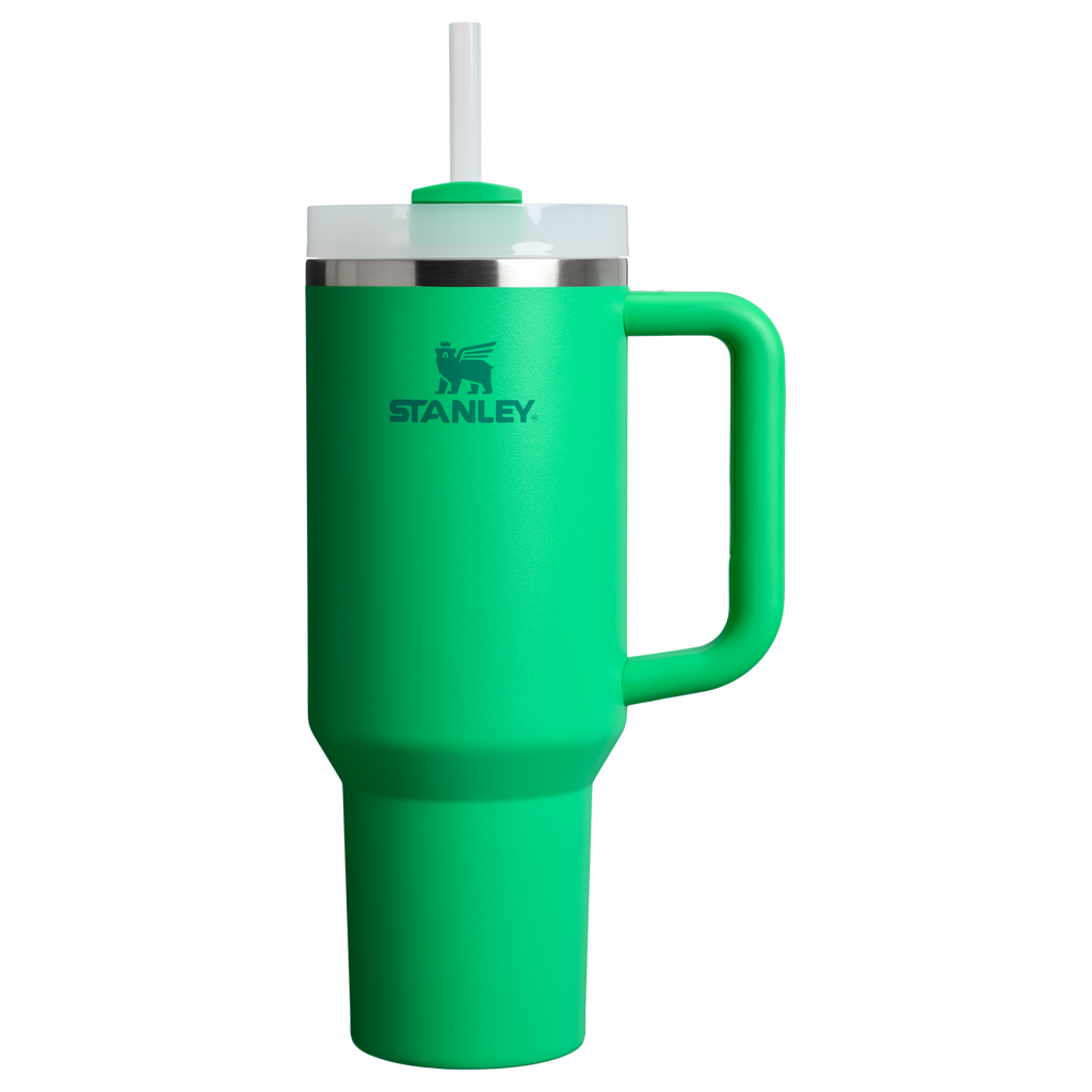 Splash-Resistant FlowState The Quencher H2.0 Flowstate Tumbler D050X - Double-Wall Vacuum Insulated Travel Tumbler with Straw - Meadow