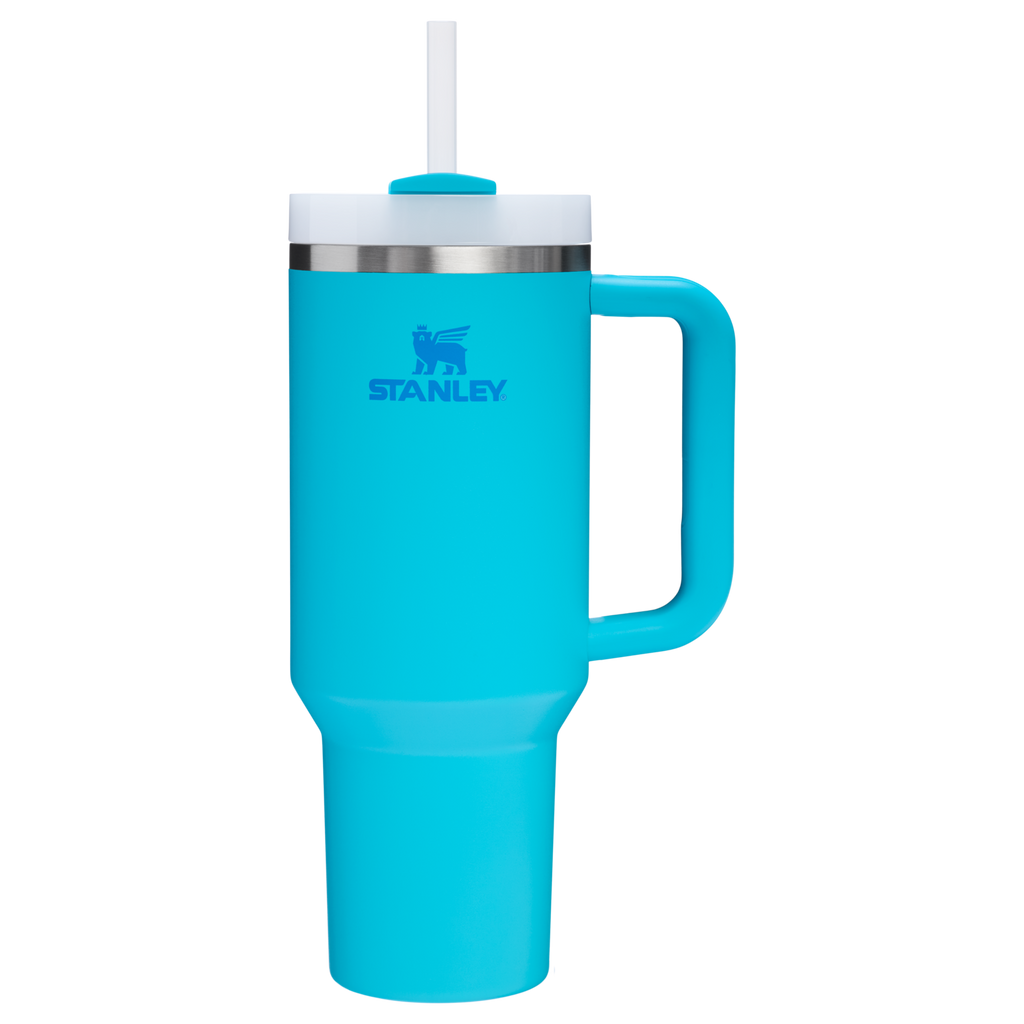 Splash-Resistant FlowState The Quencher H2.0 Flowstate Tumbler D050X - Double-Wall Vacuum Insulated Travel Tumbler with Straw Detail