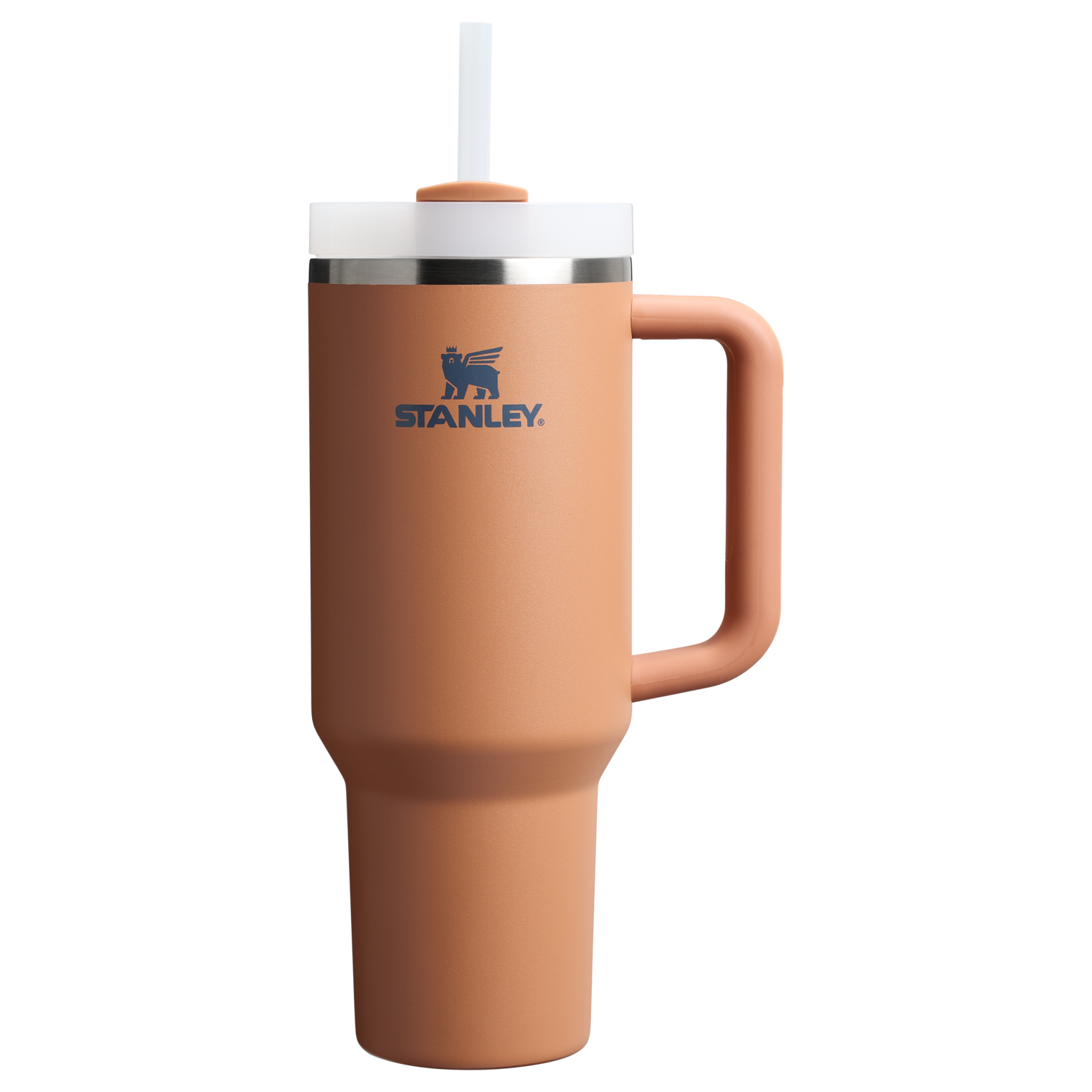 Splash-Resistant FlowState The Quencher H2.0 Flowstate Tumbler D050X - Double-Wall Vacuum Insulated Travel Tumbler with Straw - Toast