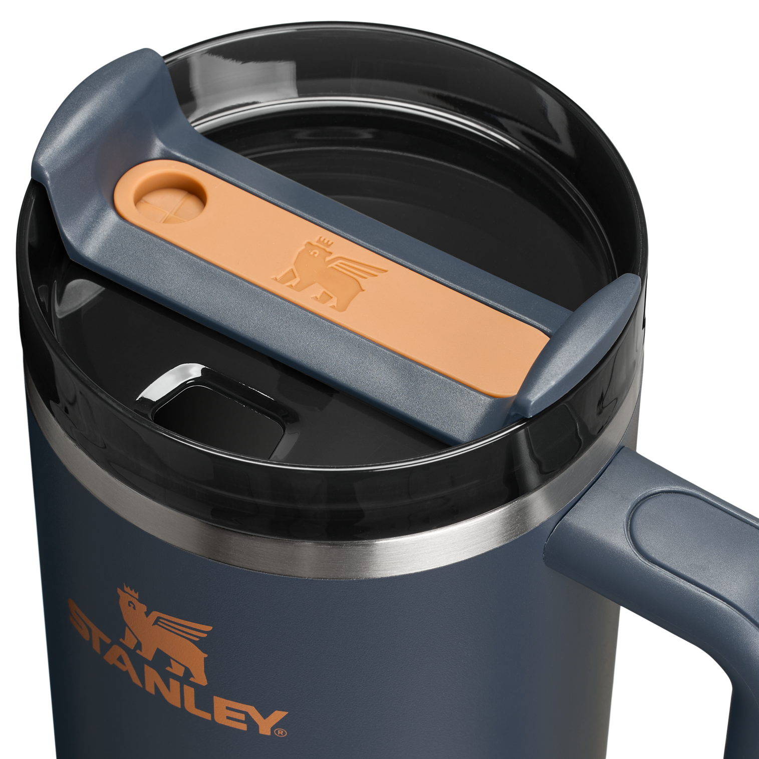 Splash-Resistant FlowState The Quencher H2.0 Flowstate Tumbler D050X - Double-Wall Vacuum Insulated Travel Tumbler with Straw Detail