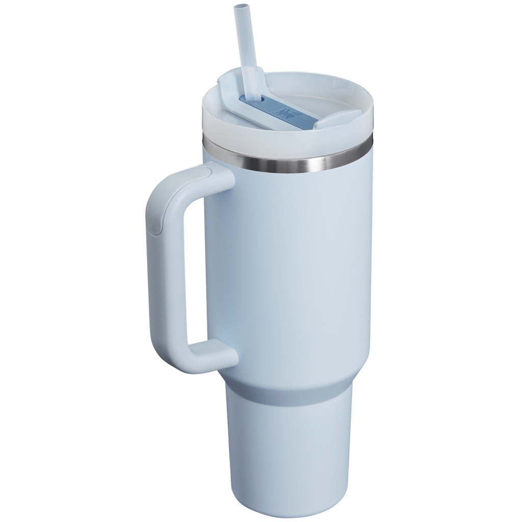 Splash-Resistant FlowState The Quencher H2.0 Flowstate Tumbler D050X - Double-Wall Vacuum Insulated Travel Tumbler with Straw Detail