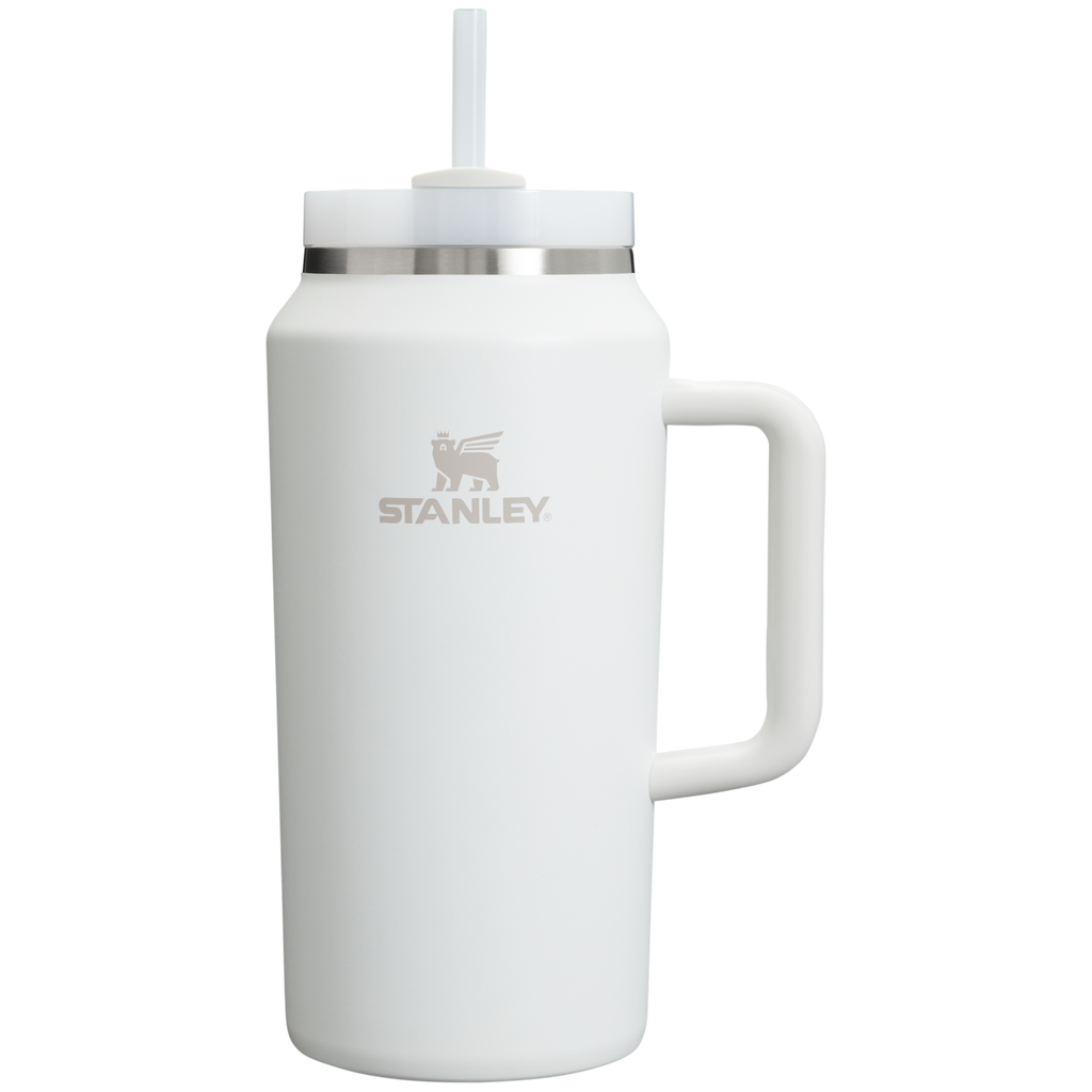 Car-Cup Friendly The Quencher H2.0 Flowstate Tumbler D365U - Double-Wall Vacuum Insulated Travel Tumbler with Straw - Frost