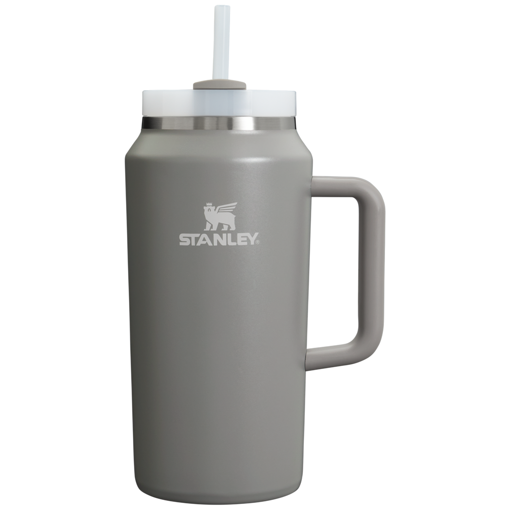 Car-Cup Friendly The Quencher H2.0 Flowstate Tumbler D365U - Double-Wall Vacuum Insulated Travel Tumbler with Straw - Stone