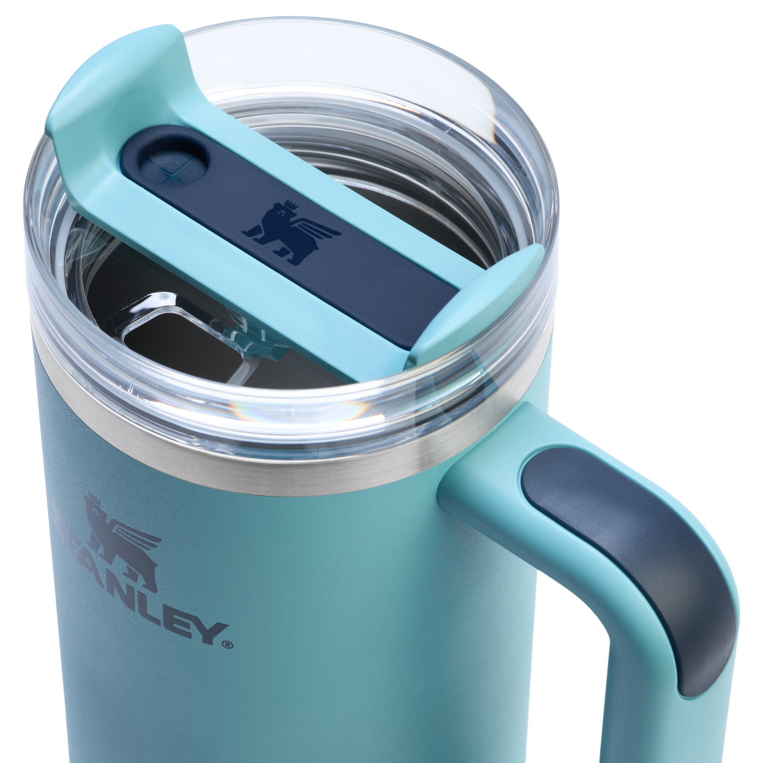 Double-Wall Vacuum The Quencher H2.0 Flowstate Tumbler | Stanley Create D331C - 40oz Large Capacity Car-Cup Friendly Quencher Detail
