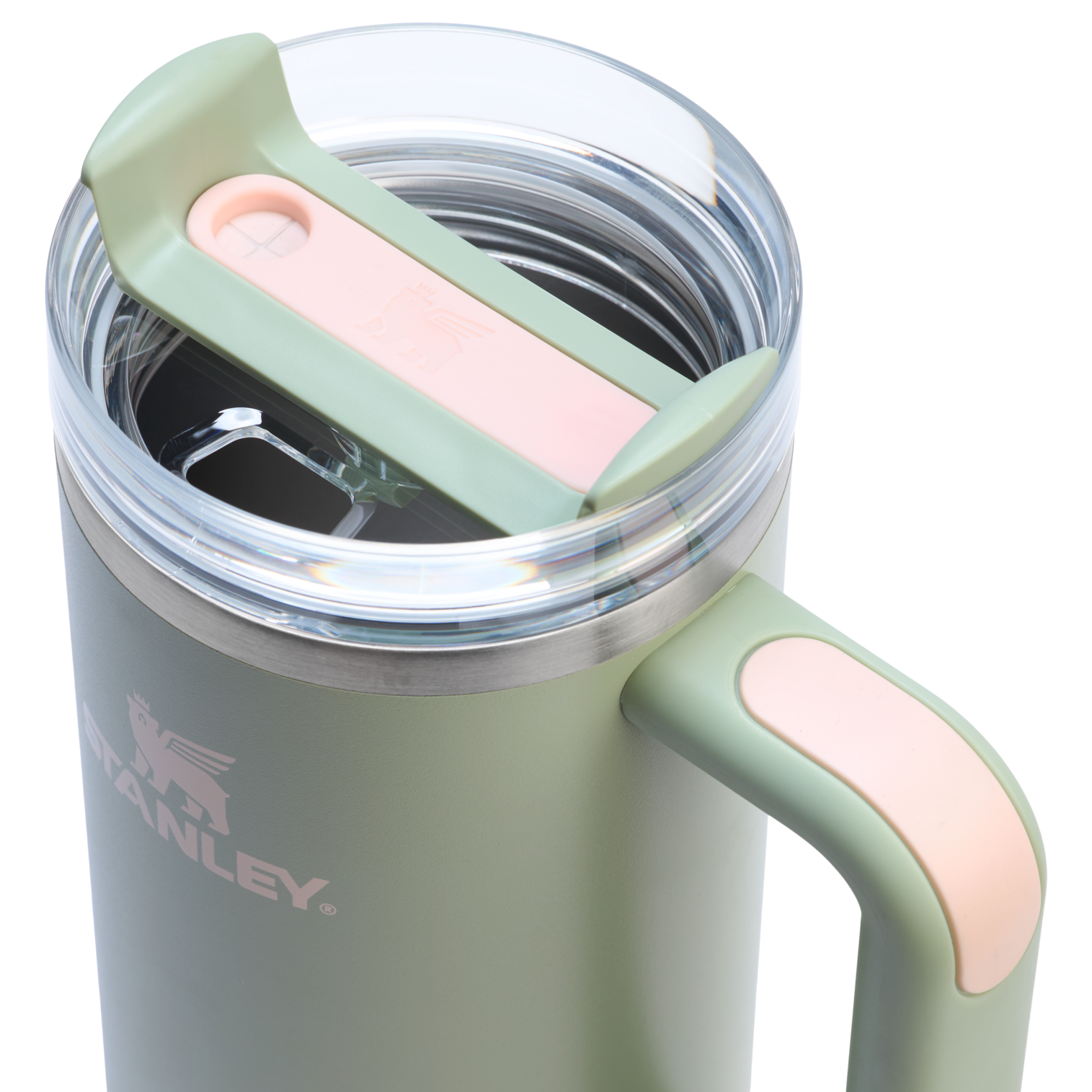 Double-Wall Vacuum The Quencher H2.0 Flowstate Tumbler | Stanley Create D331C - 40oz Large Capacity Car-Cup Friendly Quencher Detail