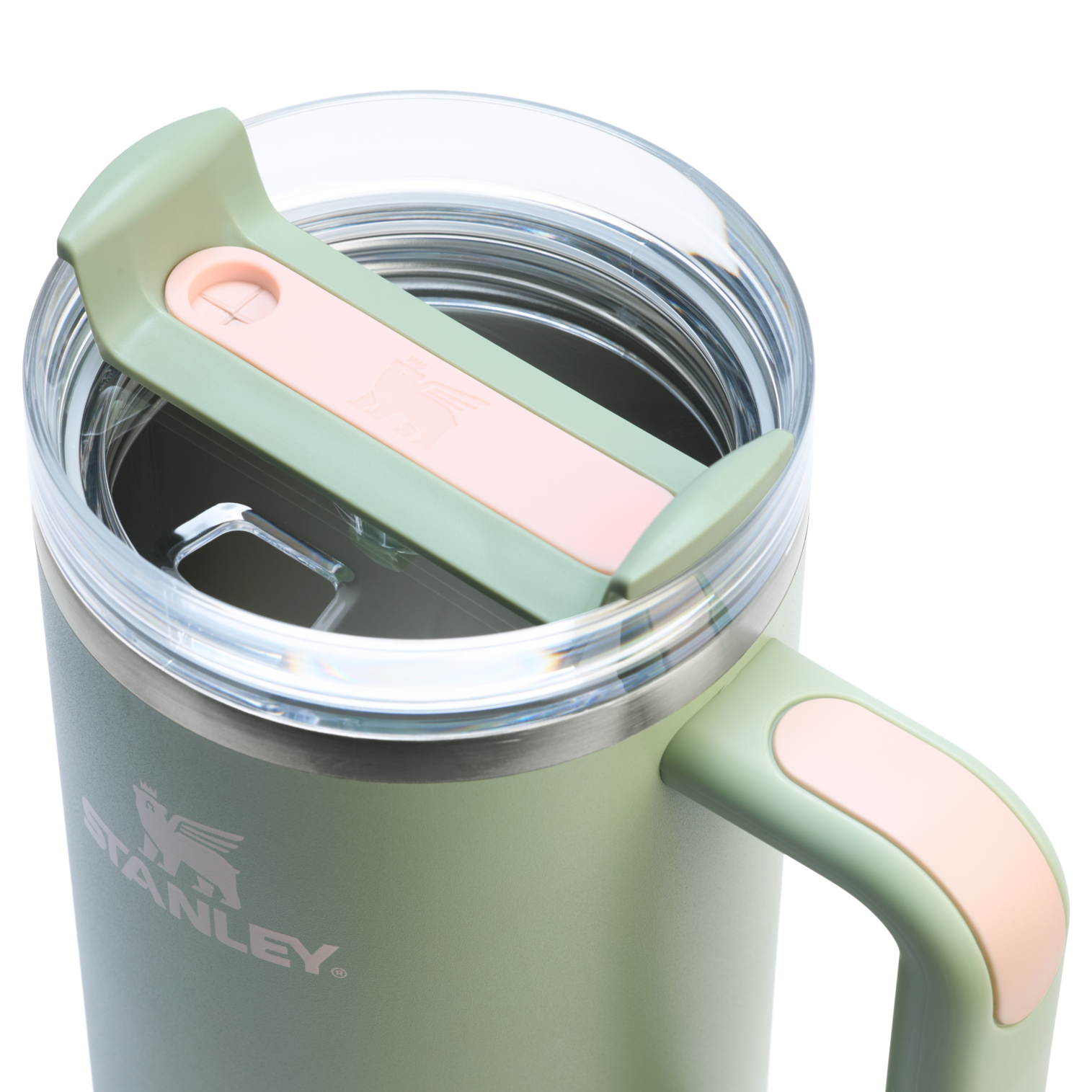 Double-Wall Vacuum The Quencher H2.0 Flowstate Tumbler  | Stanley Create D332L - 40oz Large Capacity Car-Cup Friendly Quencher Detail