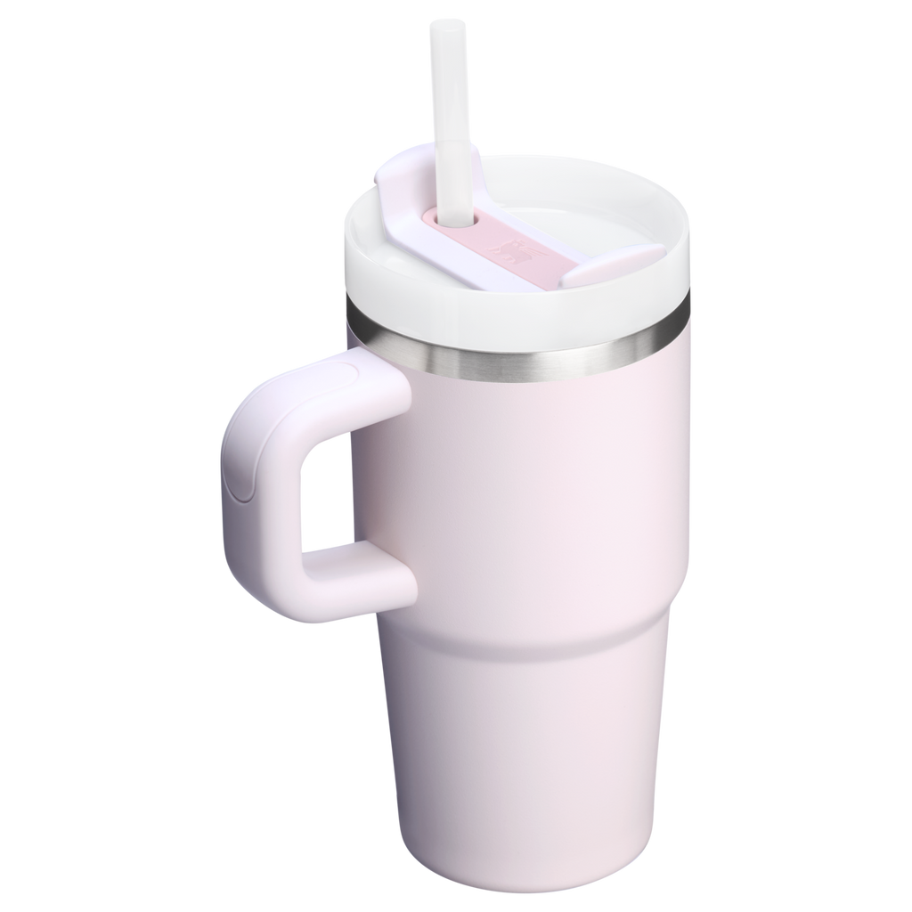 Double-Wall Vacuum The Quencher H2.O Flowstate Tumbler with Handle | Stanley Create D309N - Premium Stainless Steel Straw Cup for All-Day Hydration Detail