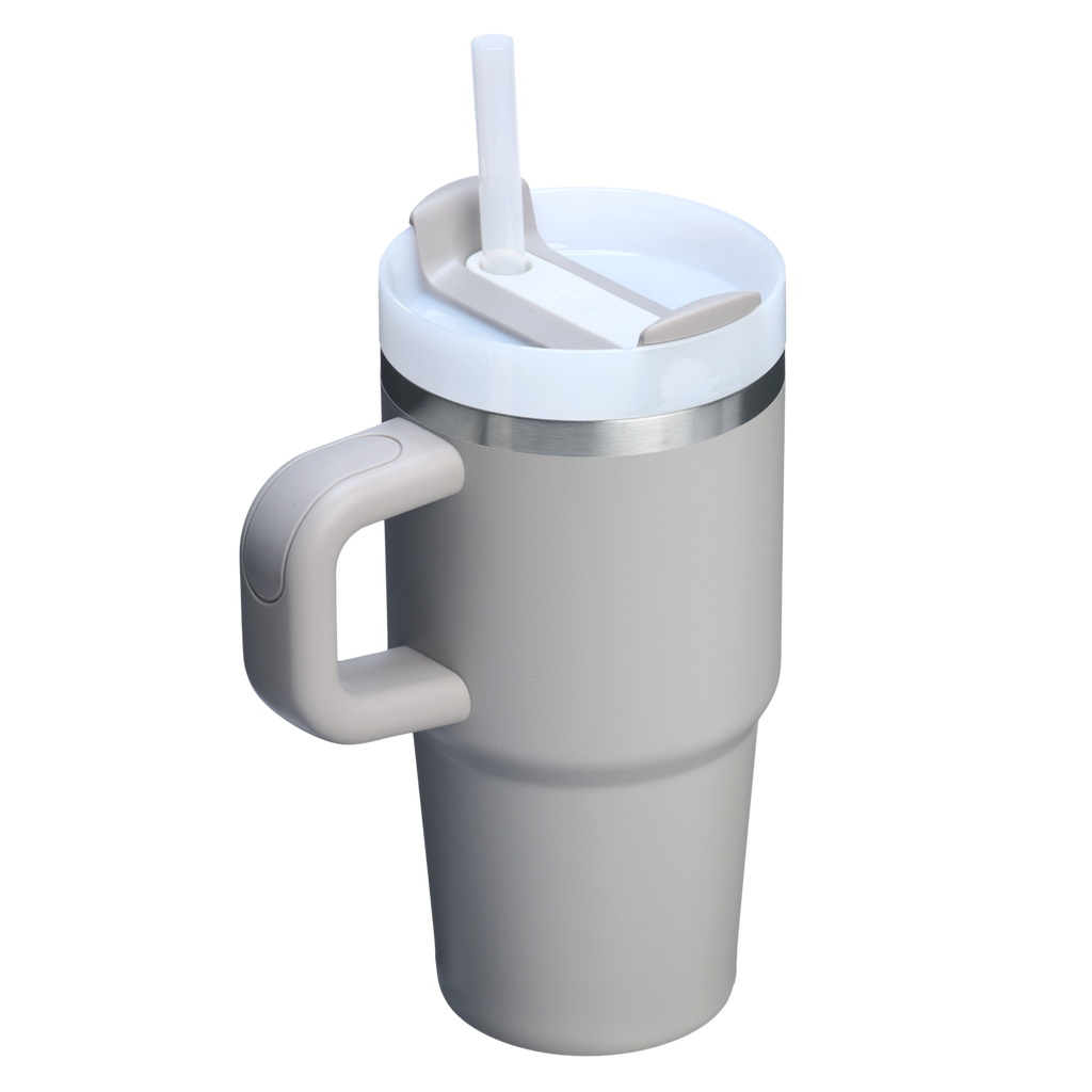 Double-Wall Vacuum The Quencher H2.O Flowstate Tumbler with Handle | Stanley Create D309N - Premium Stainless Steel Straw Cup for All-Day Hydration Detail
