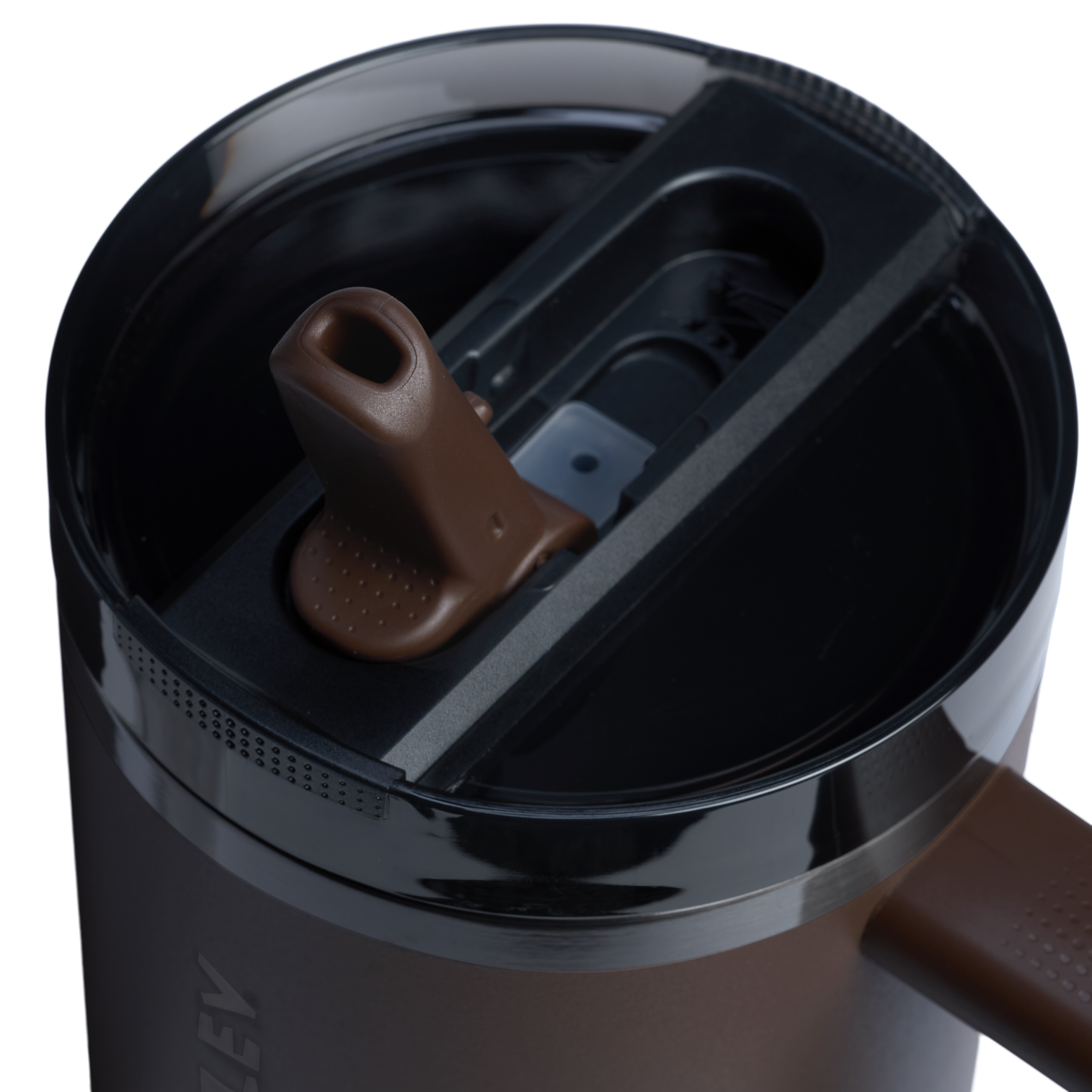 Splash-Resistant FlowState The Quencher H2.0 Flowstate Tumbler D050X - Double-Wall Vacuum Insulated Travel Tumbler with Straw Detail