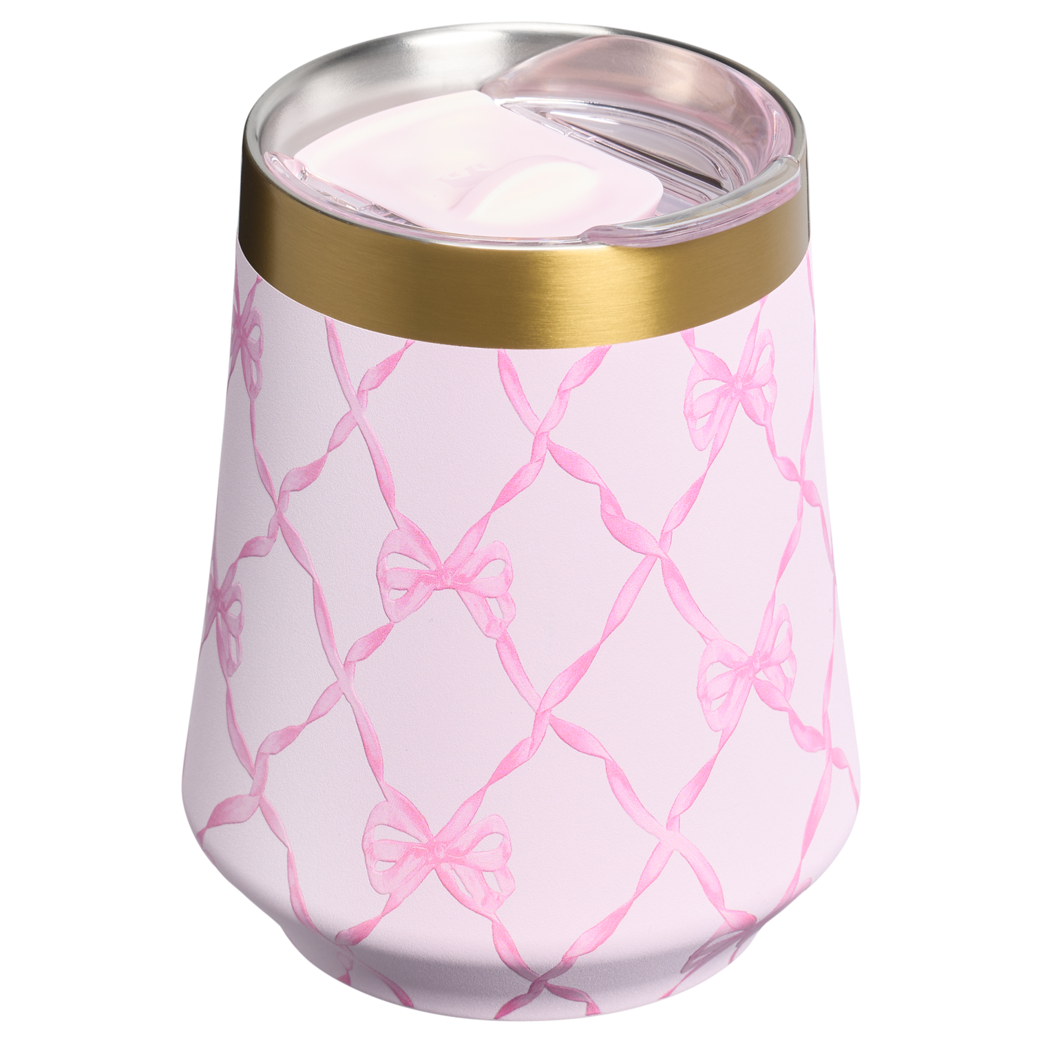 Vacuum Insulated Wine Stanley 1913 x LoveShackFancy Holiday Reserve Wine Tumbler D367F - Premium Insulated Egg-Shaped Wine Glass for Outdoors Detail