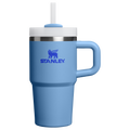 Car-Cup Friendly The Quencher H2.O Flowstate Tumbler | Stanley Create D274S - Premium Stainless Steel Straw Cup for All-Day Hydration - Blue Sky
