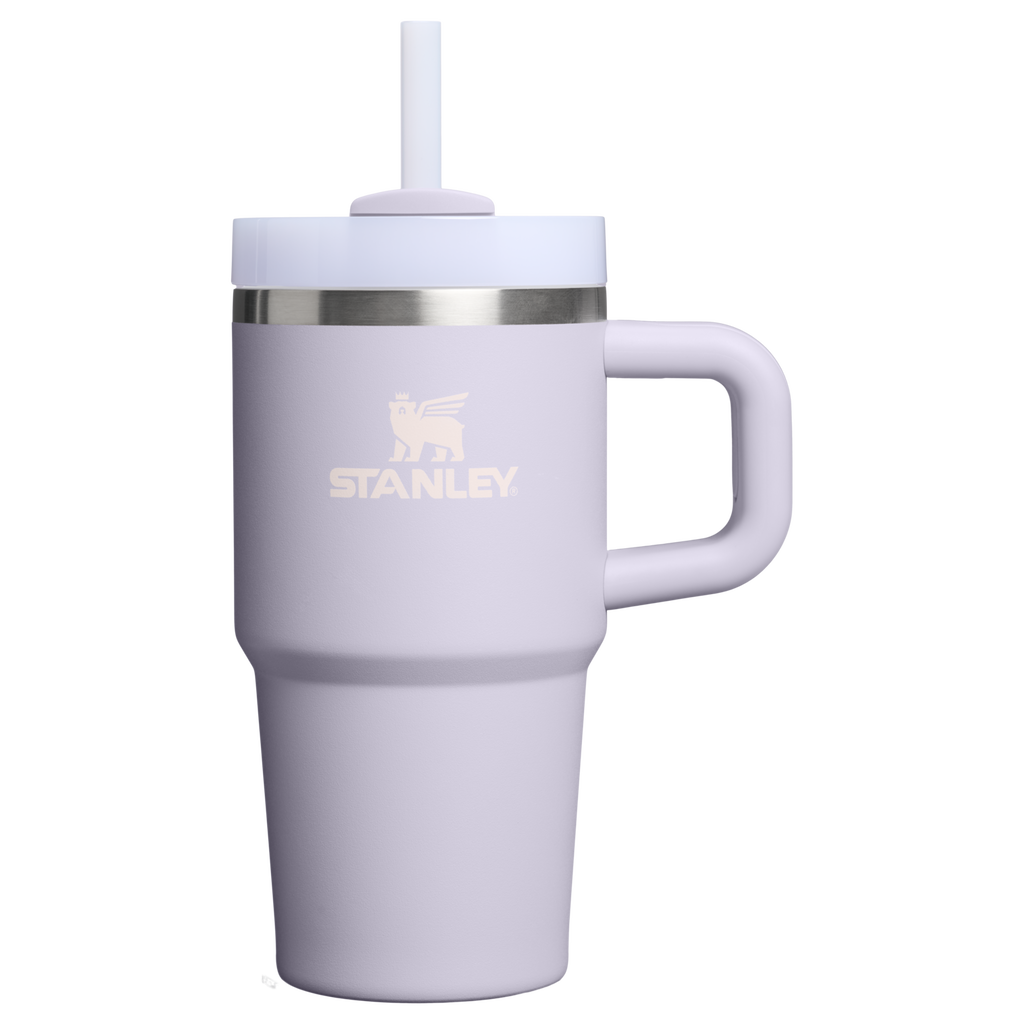 Large Capacity The Quencher H2.O Flowstate Tumbler D069R - Double-Wall Vacuum Insulated Travel Tumbler with Straw - Purple Dust