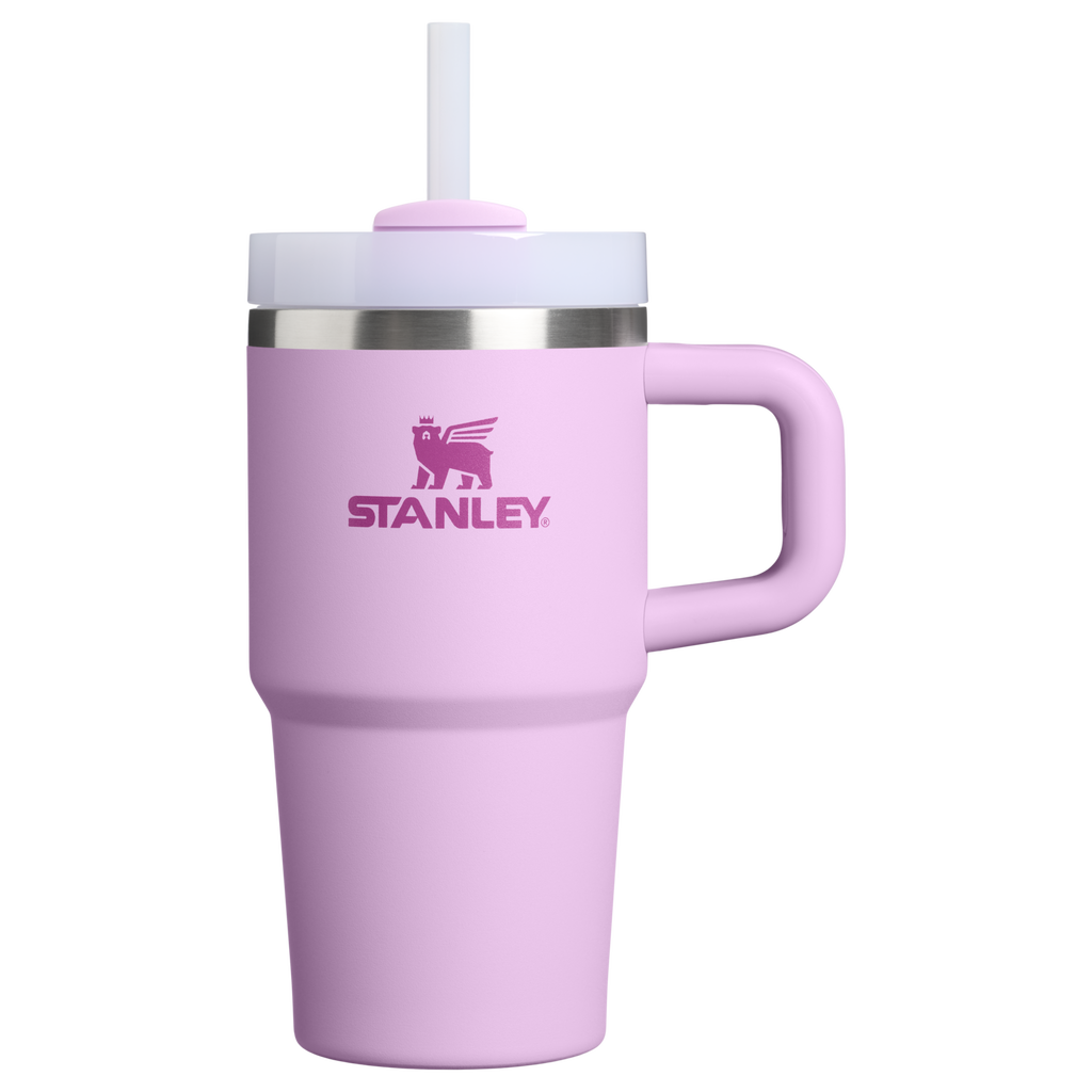 Car-Cup Friendly The Quencher H2.O Flowstate Tumbler | Stanley Create D274S - Premium Stainless Steel Straw Cup for All-Day Hydration - Soft Orchid
