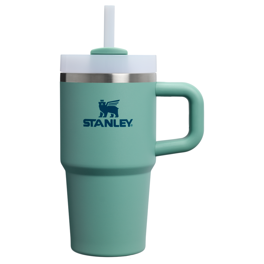 Large Capacity The Quencher H2.O Flowstate Tumbler D069R - Double-Wall Vacuum Insulated Travel Tumbler with Straw - Spring Green