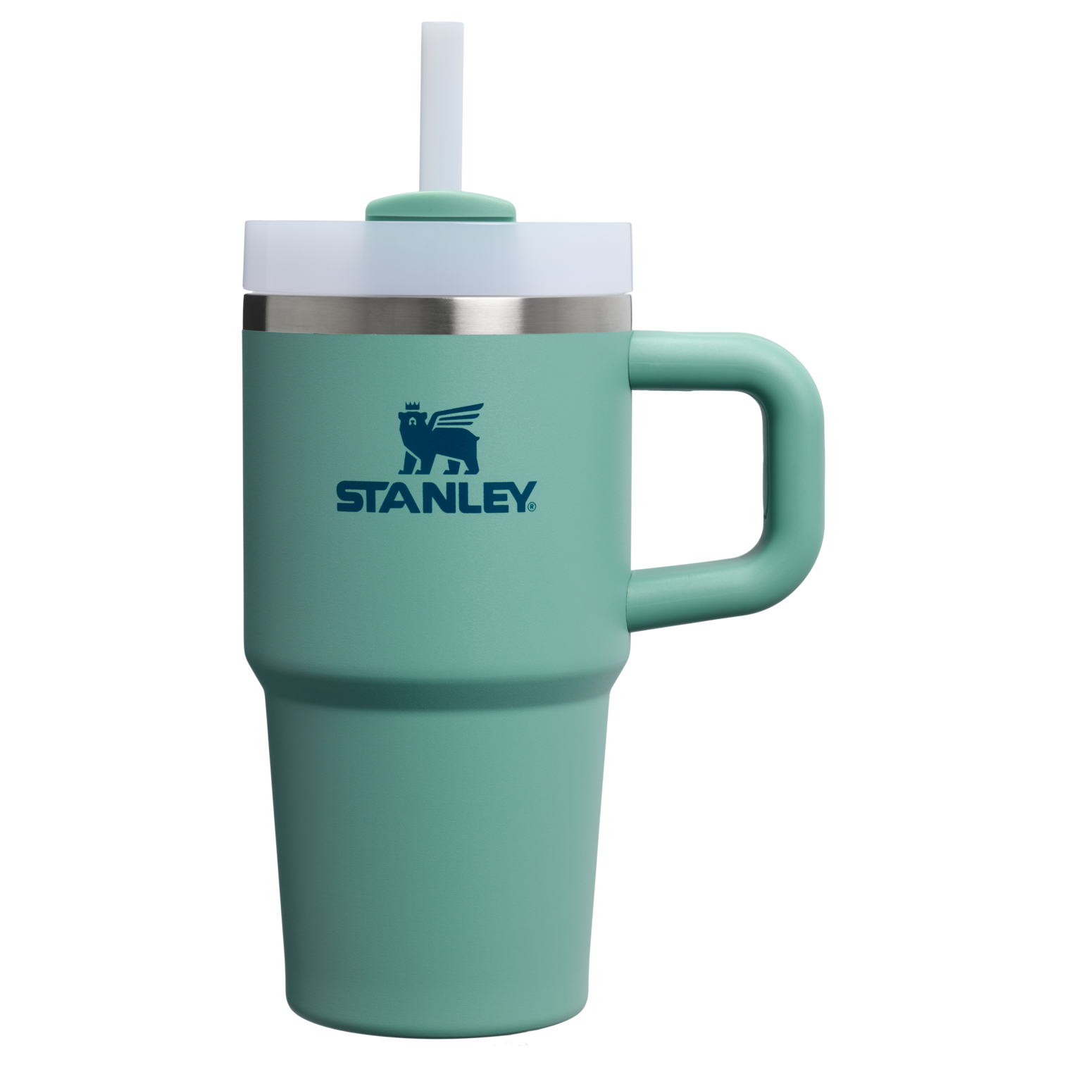 Large Capacity The Quencher H2.O Flowstate Tumbler D069R - Double-Wall Vacuum Insulated Travel Tumbler with Straw - Spring Green