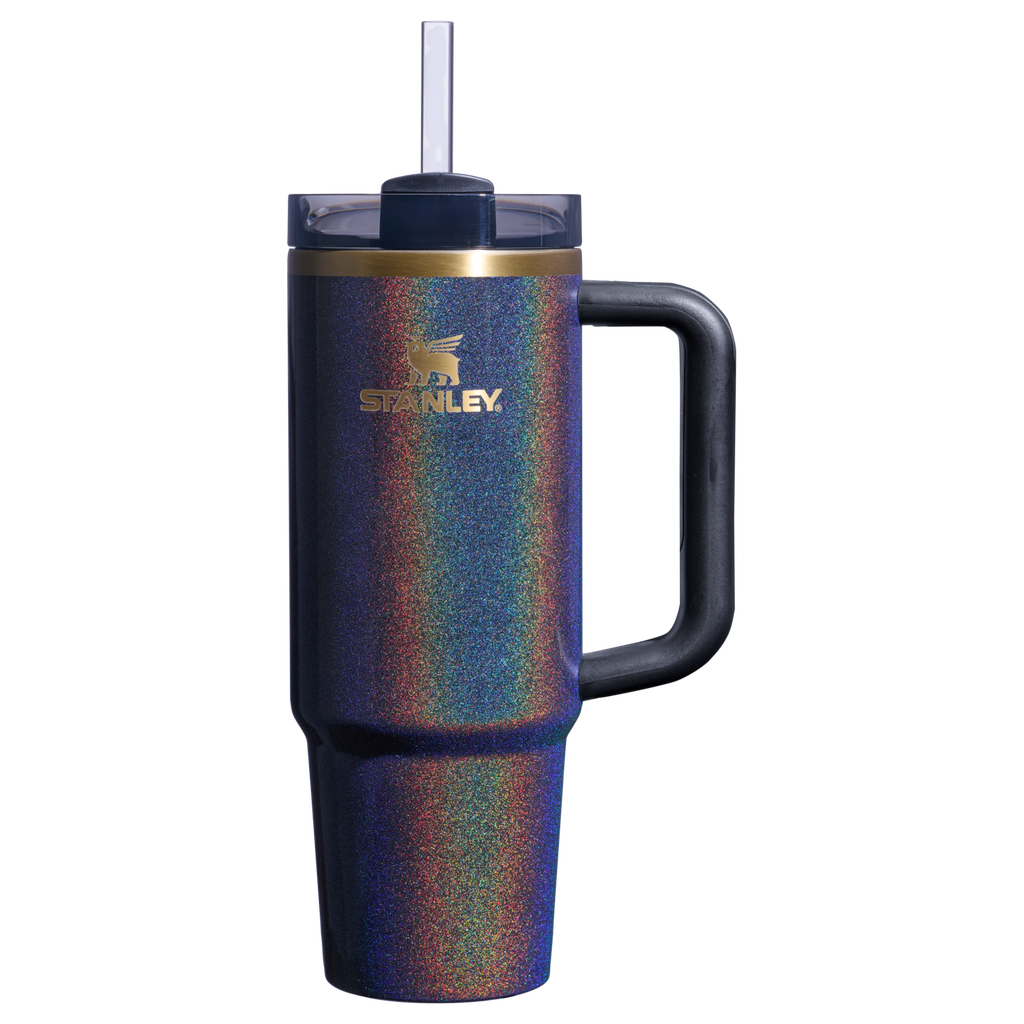 Large Capacity The Dream Weaver Quencher H2.0 Flowstate Tumbler D283T - Double-Wall Vacuum Insulated Travel Tumbler with Straw - Star Shine
