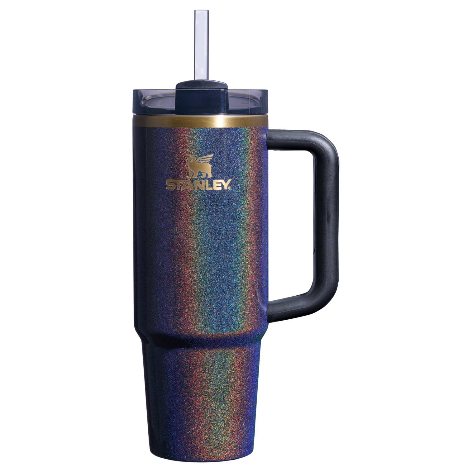 Large Capacity The Dream Weaver Quencher H2.0 Flowstate Tumbler D283T - Double-Wall Vacuum Insulated Travel Tumbler with Straw - Star Shine