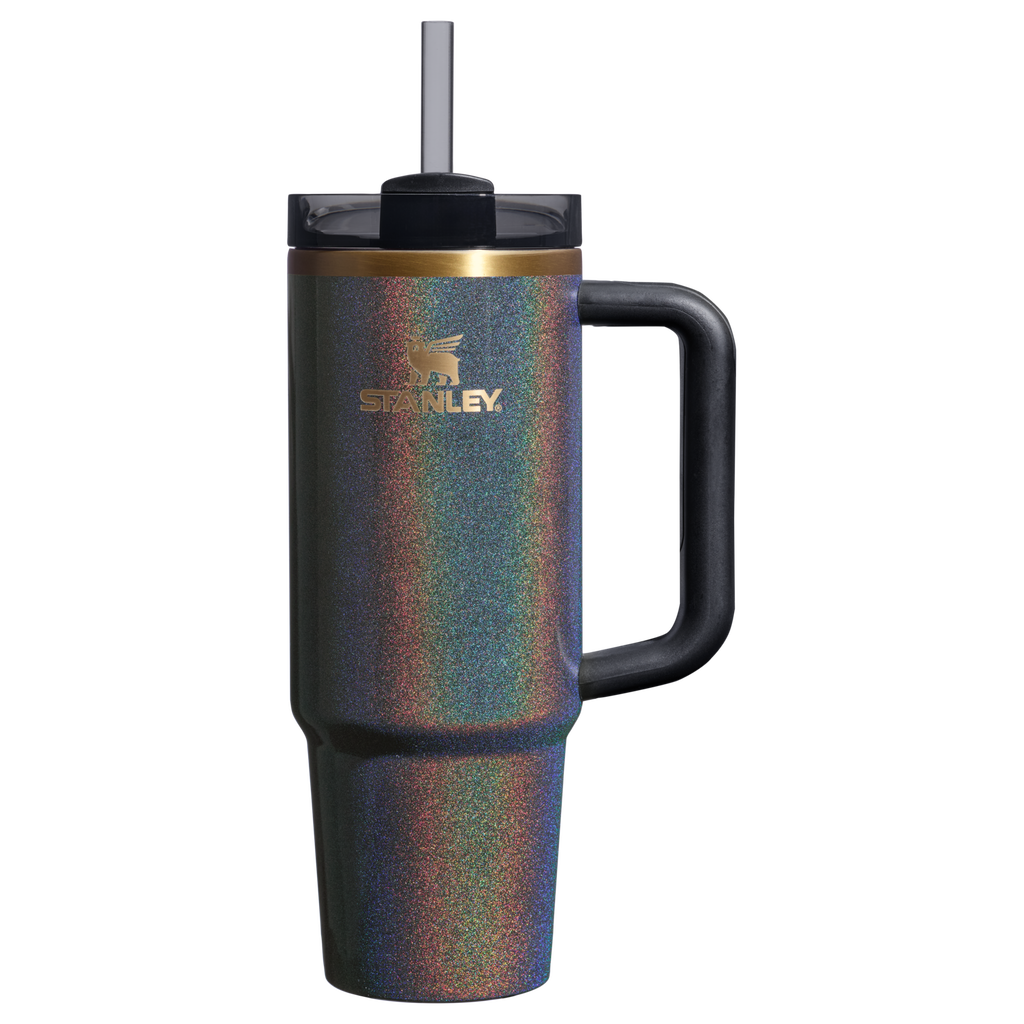Large Capacity The Dream Weaver Quencher H2.0 Flowstate Tumbler D283T - Double-Wall Vacuum Insulated Travel Tumbler with Straw - Fairy Dust