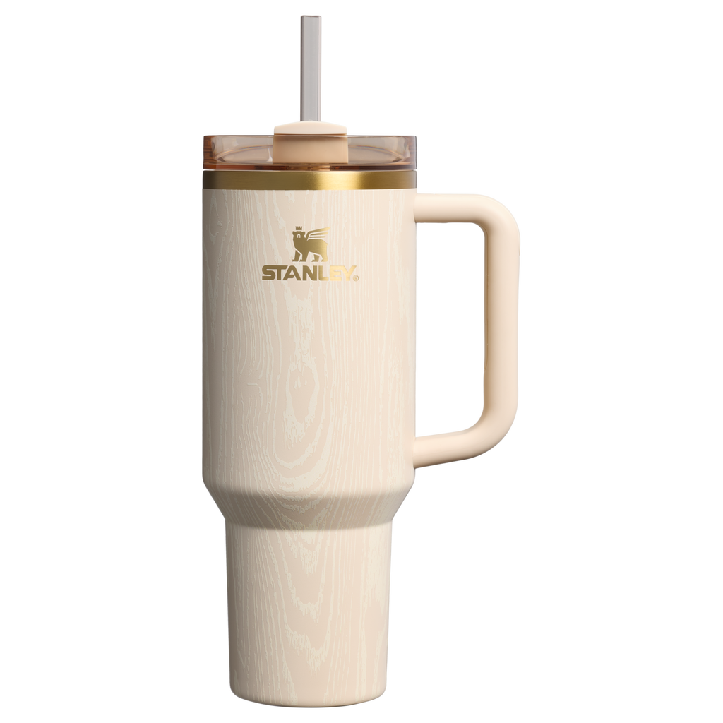 Large Capacity The Cheers & Cheer Quencher H2.0 Flowstate Tumbler D188Q - 40oz Large Capacity Car-Cup Friendly Quencher - Birch Woodgrain