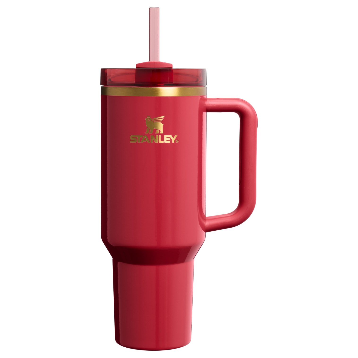 Large Capacity The Cheers & Cheer Quencher H2.0 Flowstate Tumbler D188Q - 40oz Large Capacity Car-Cup Friendly Quencher - Holly Berry Gloss