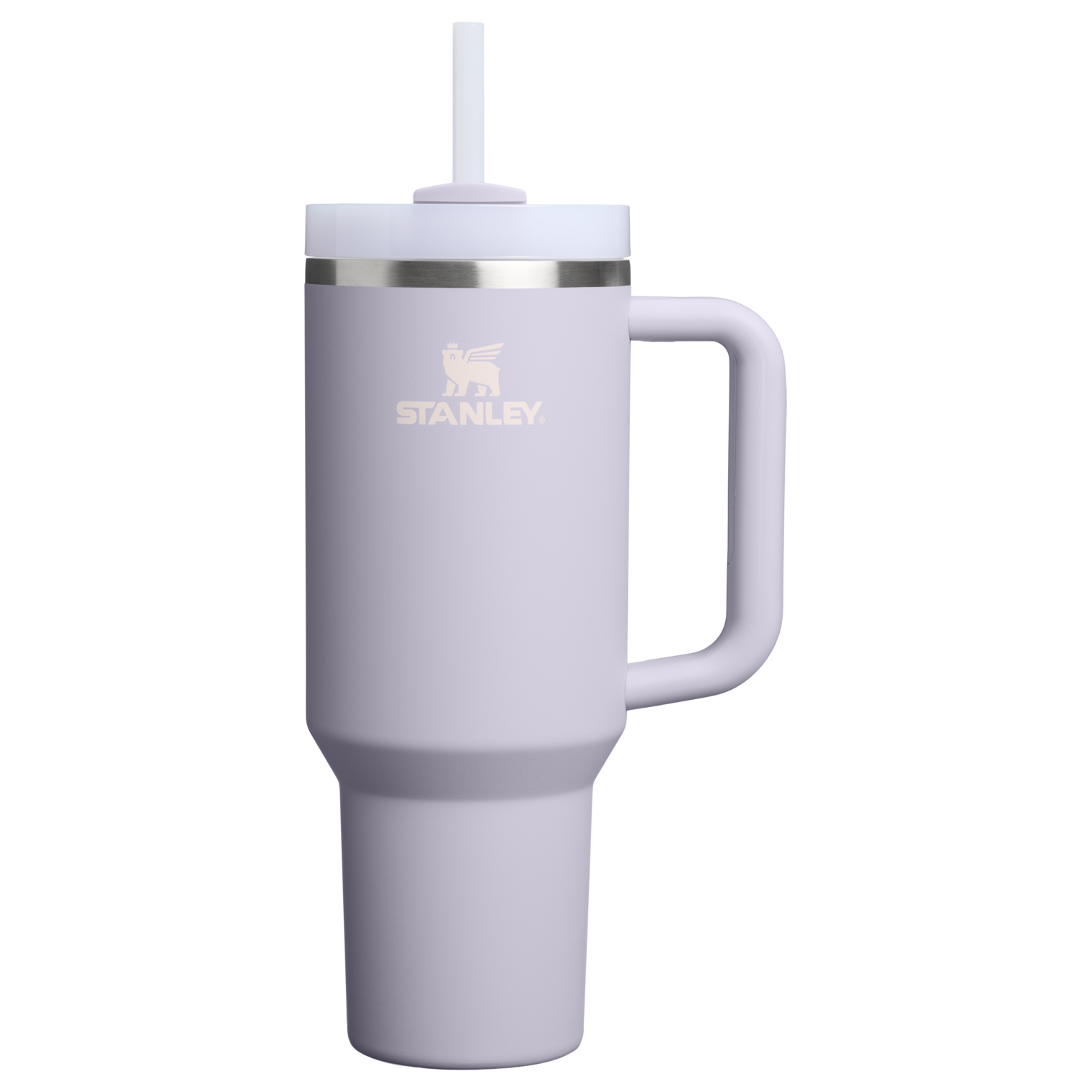 Double-Wall Vacuum The Quencher H2.0 Flowstate Tumbler  | Stanley Create D332L - 40oz Large Capacity Car-Cup Friendly Quencher - Purple Dust