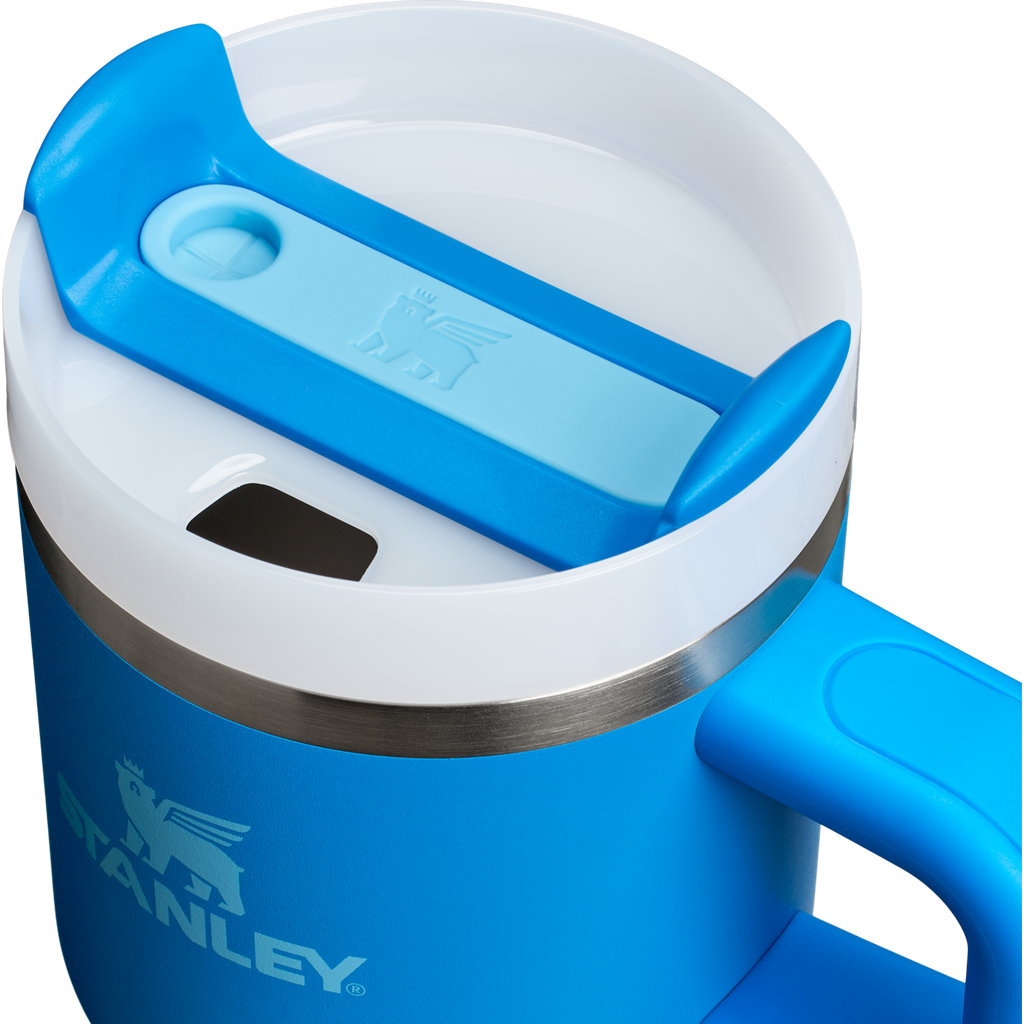 Double-Wall Vacuum The Quencher H2.O Flowstate Tumbler with Handle | Stanley Create D309N - Premium Stainless Steel Straw Cup for All-Day Hydration Detail