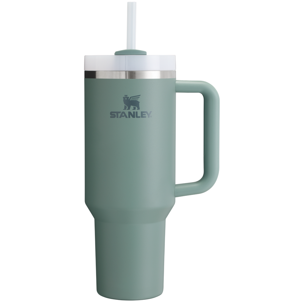 Splash-Resistant FlowState The Quencher H2.0 Flowstate Tumbler D050X - Double-Wall Vacuum Insulated Travel Tumbler with Straw Detail