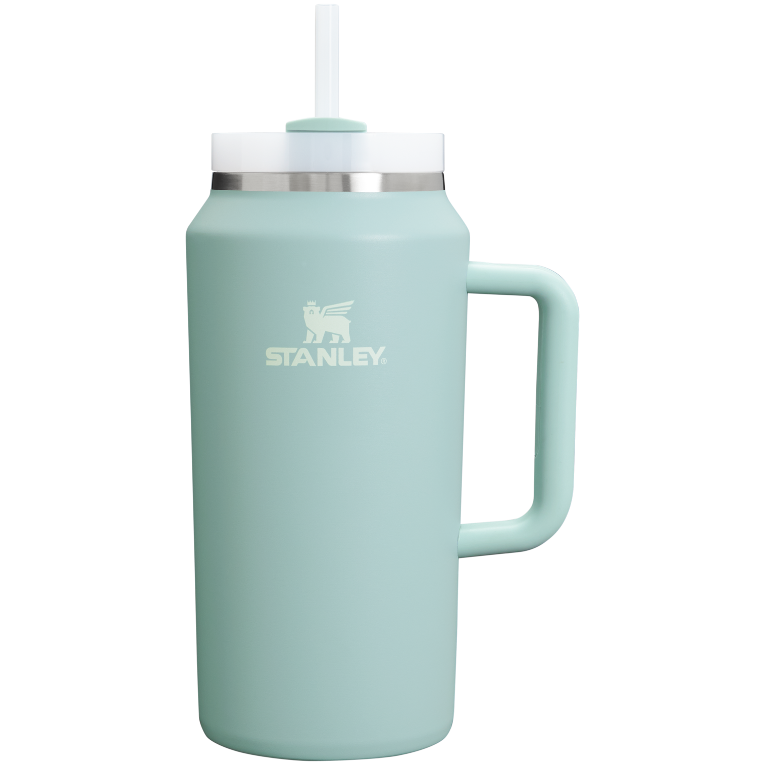 Double-Wall Vacuum The Quencher H2.0 Flowstate Tumbler D033Q - Premium Stainless Steel Straw Cup for All-Day Hydration - Seafoam
